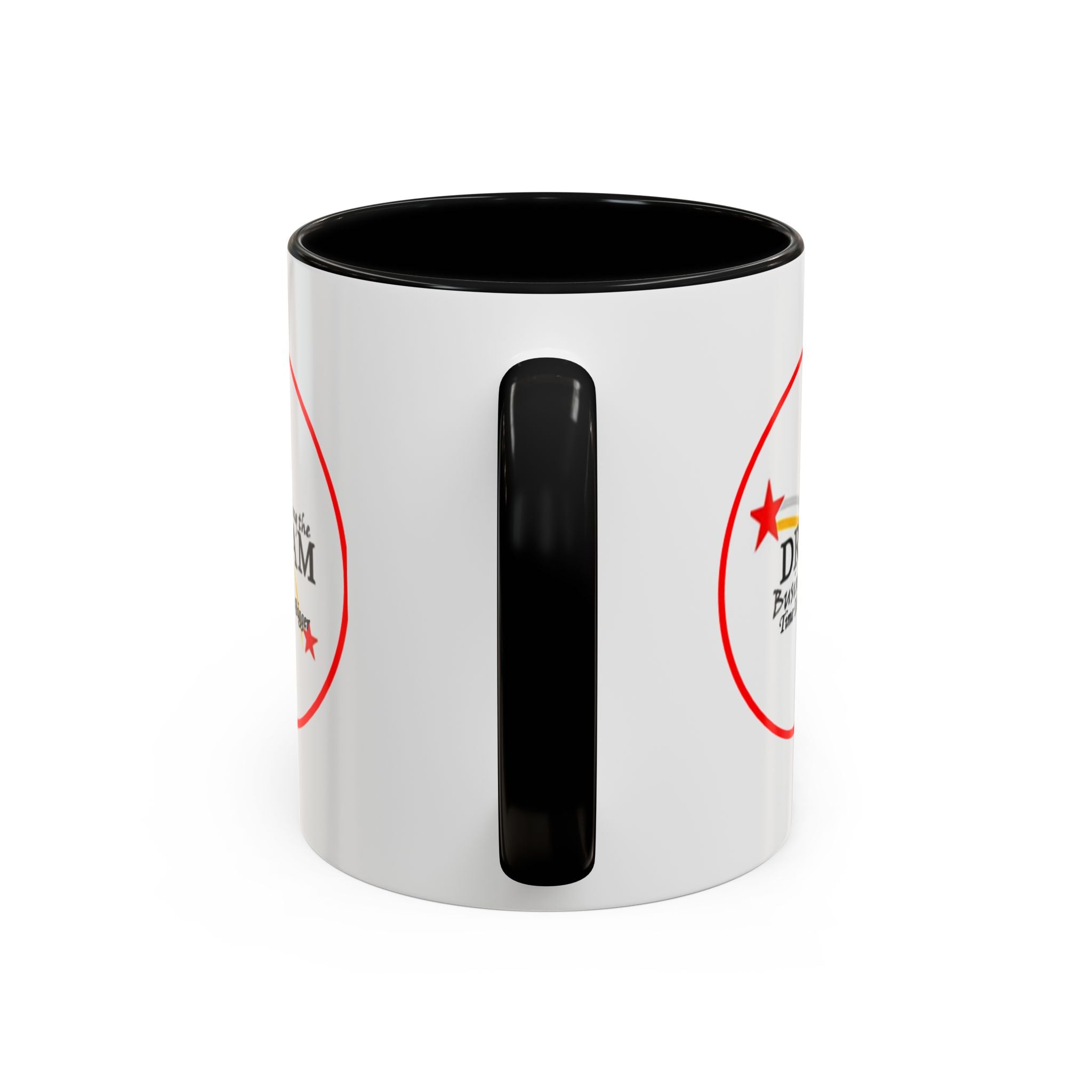 Living the Dream Accent Coffee Mug, Inspirational Mug, Gift for Entrepreneurs, Motivational Drinkware, Unique Coffee Cups, Office Decor