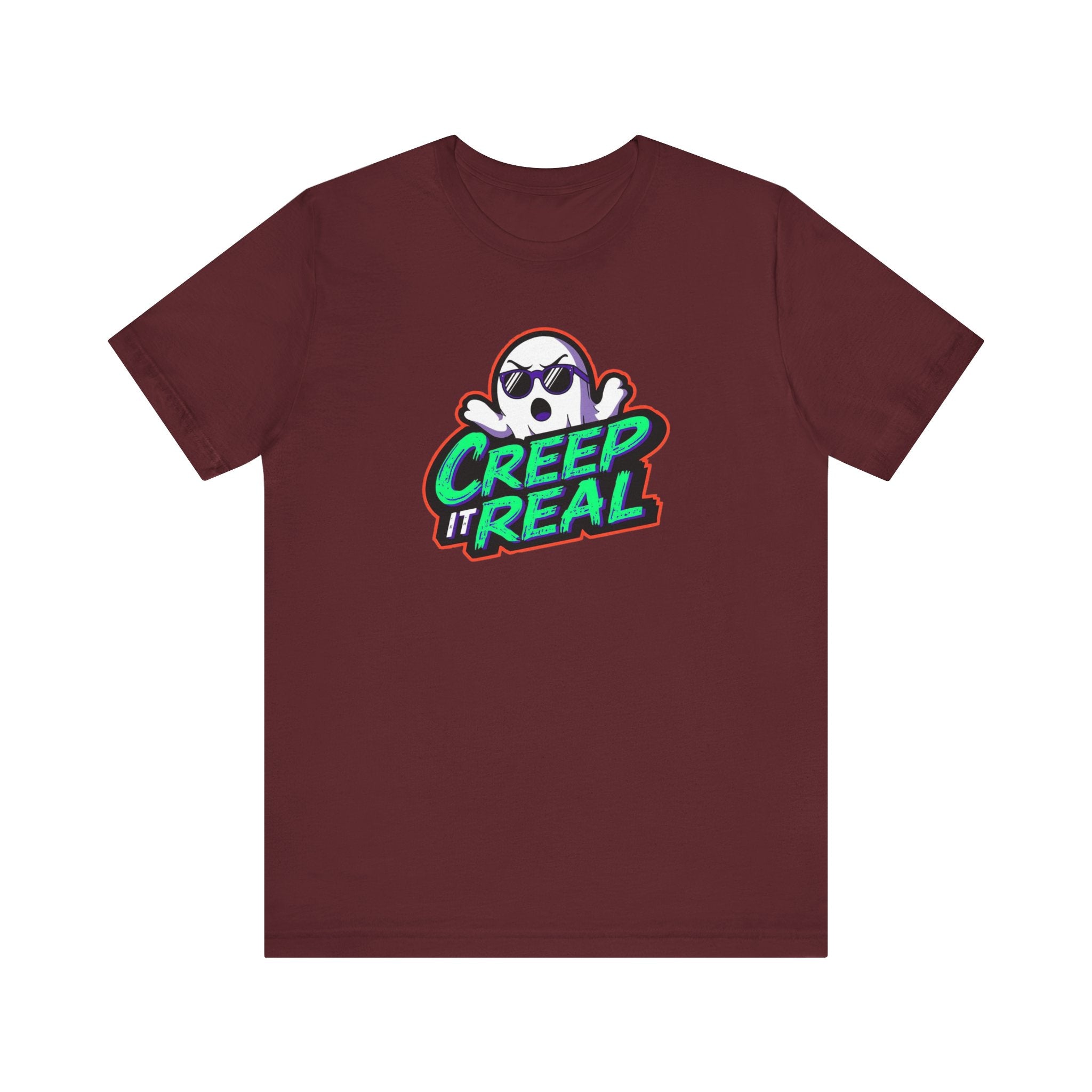 Creep it Real, Funny Halloween Tee, Unisex Jersey Short Sleeve Tee