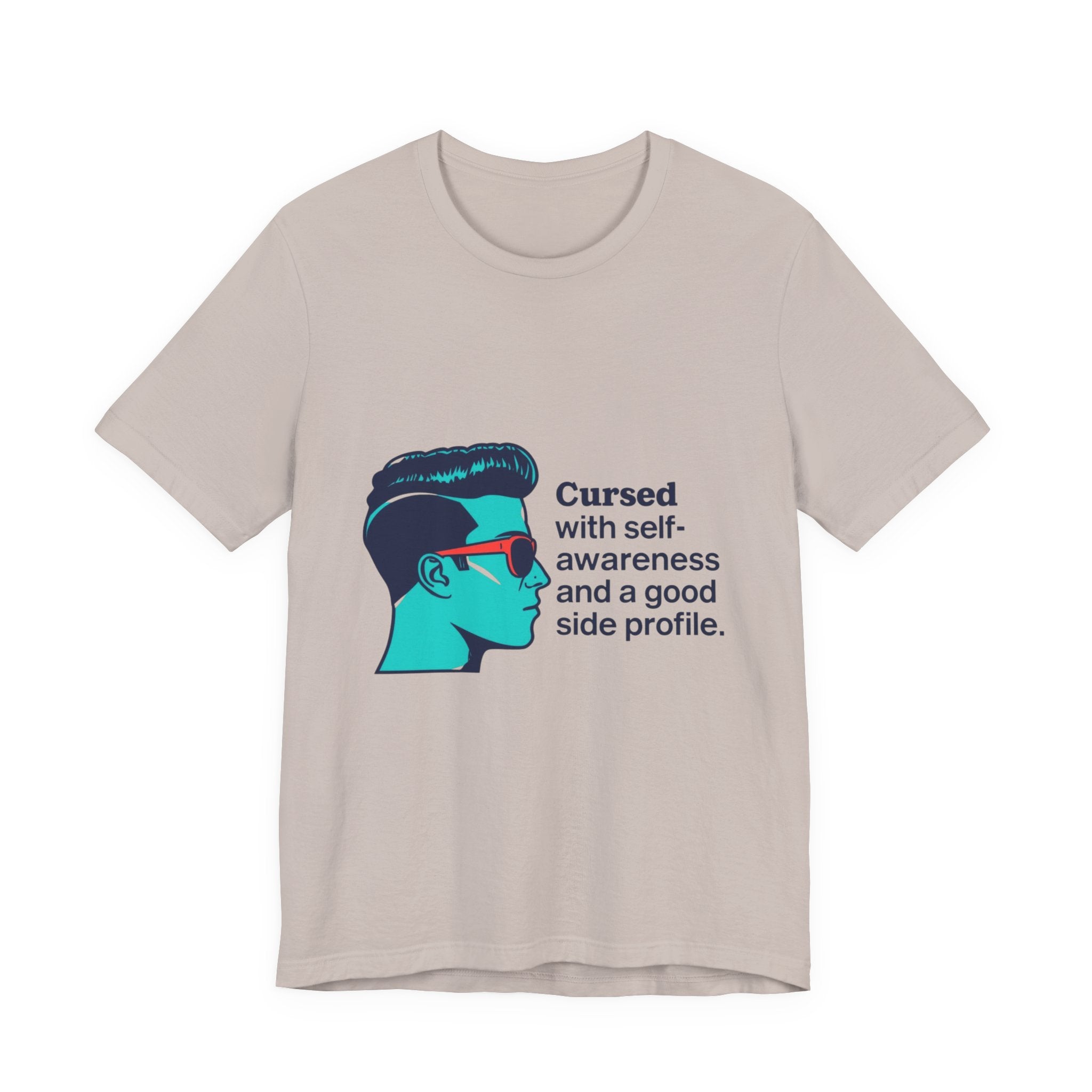 Cursed Self-Awareness T-Shirt, Funny Tee, Gift for Him, Casual Wear, Humor Shirt, Unique Gift Idea