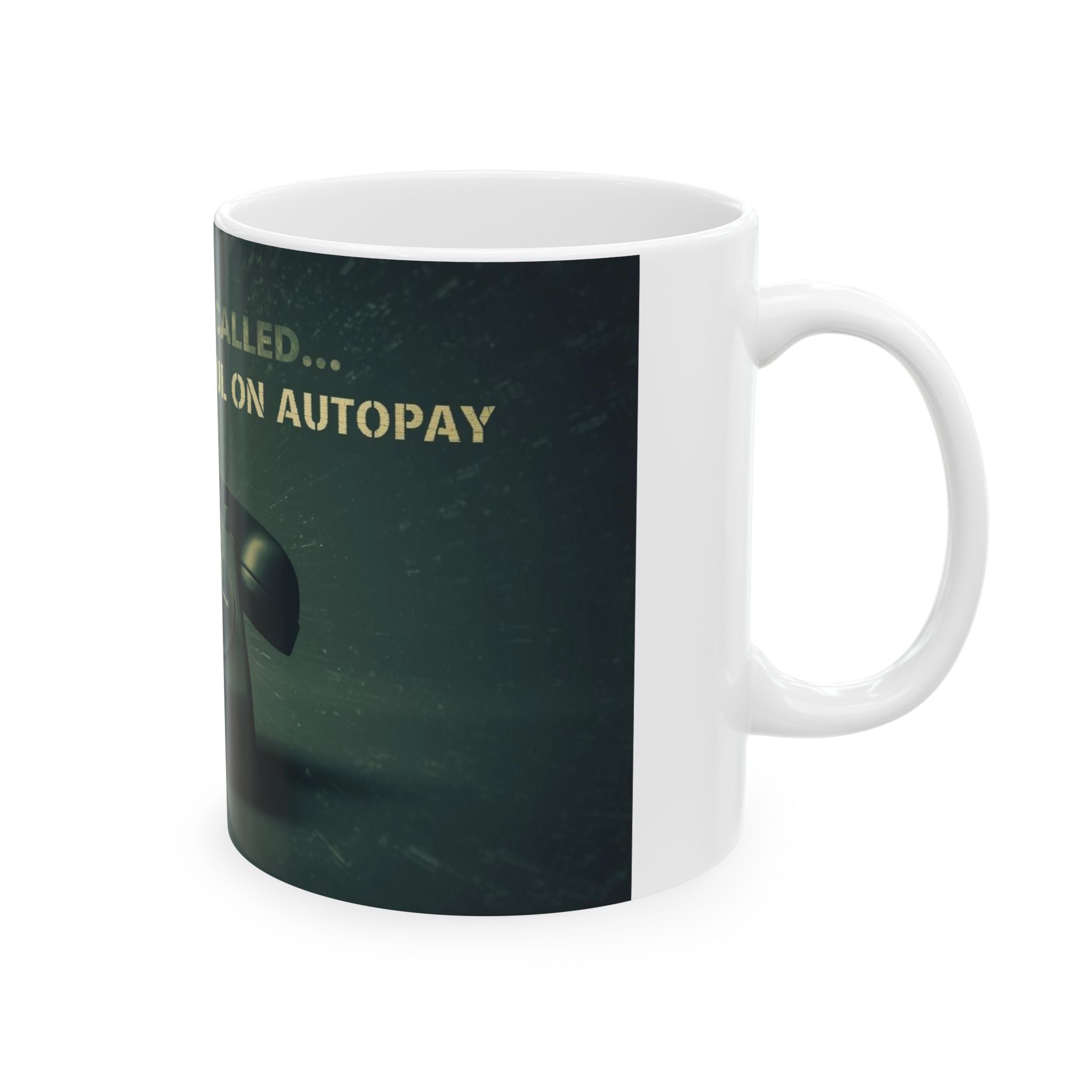Vintage-Inspired Ceramic Mug, Funny Gift for Coffee Lovers, Office Décor, Quirky Homeware, Gift for Him/Her, Capitalism Humor