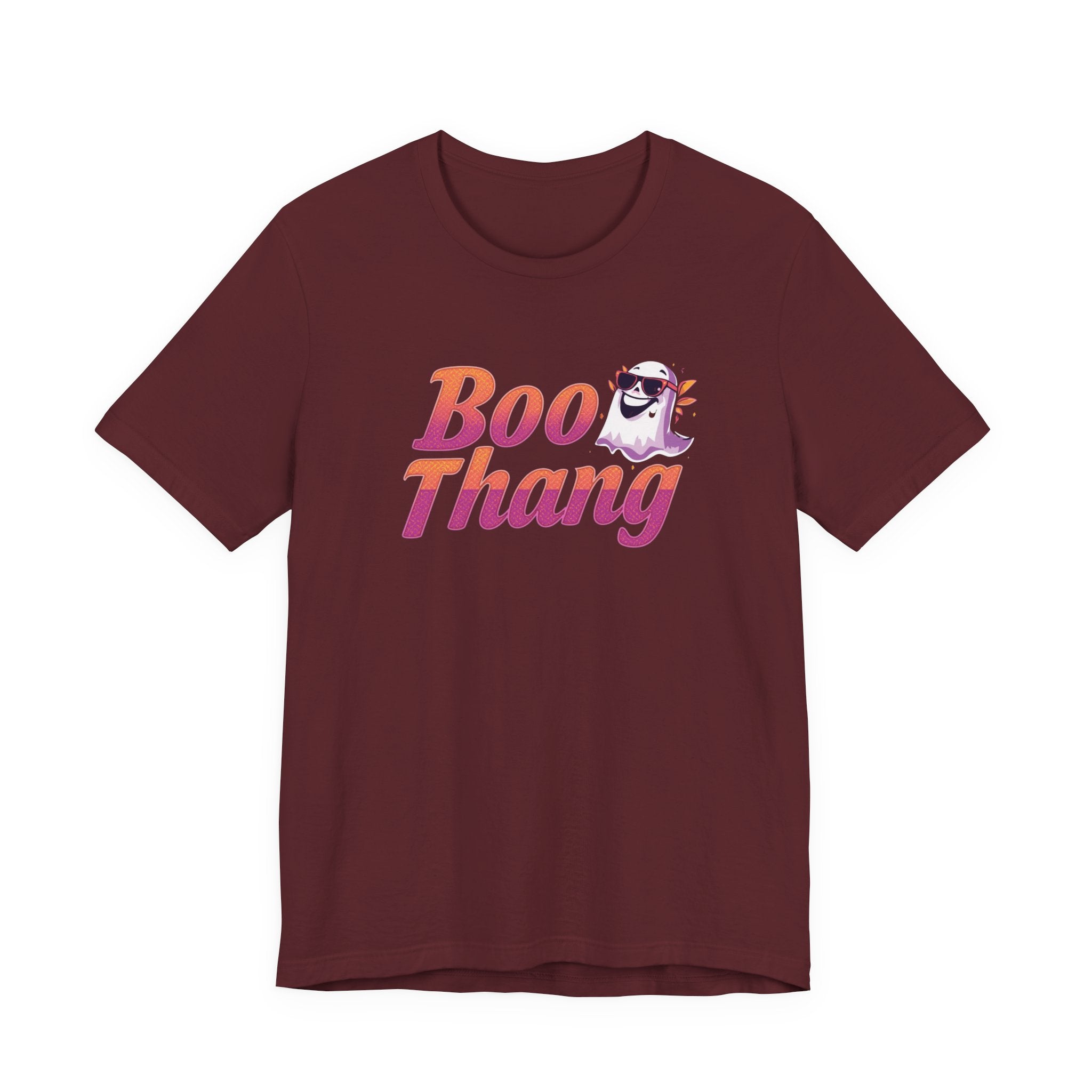 Boo Thang Graphic Tee - Fun Unisex Jersey Short Sleeve T-Shirt, Casual Wear, Gift for Friends, Halloween Apparel, Cute Cat Lover Tee