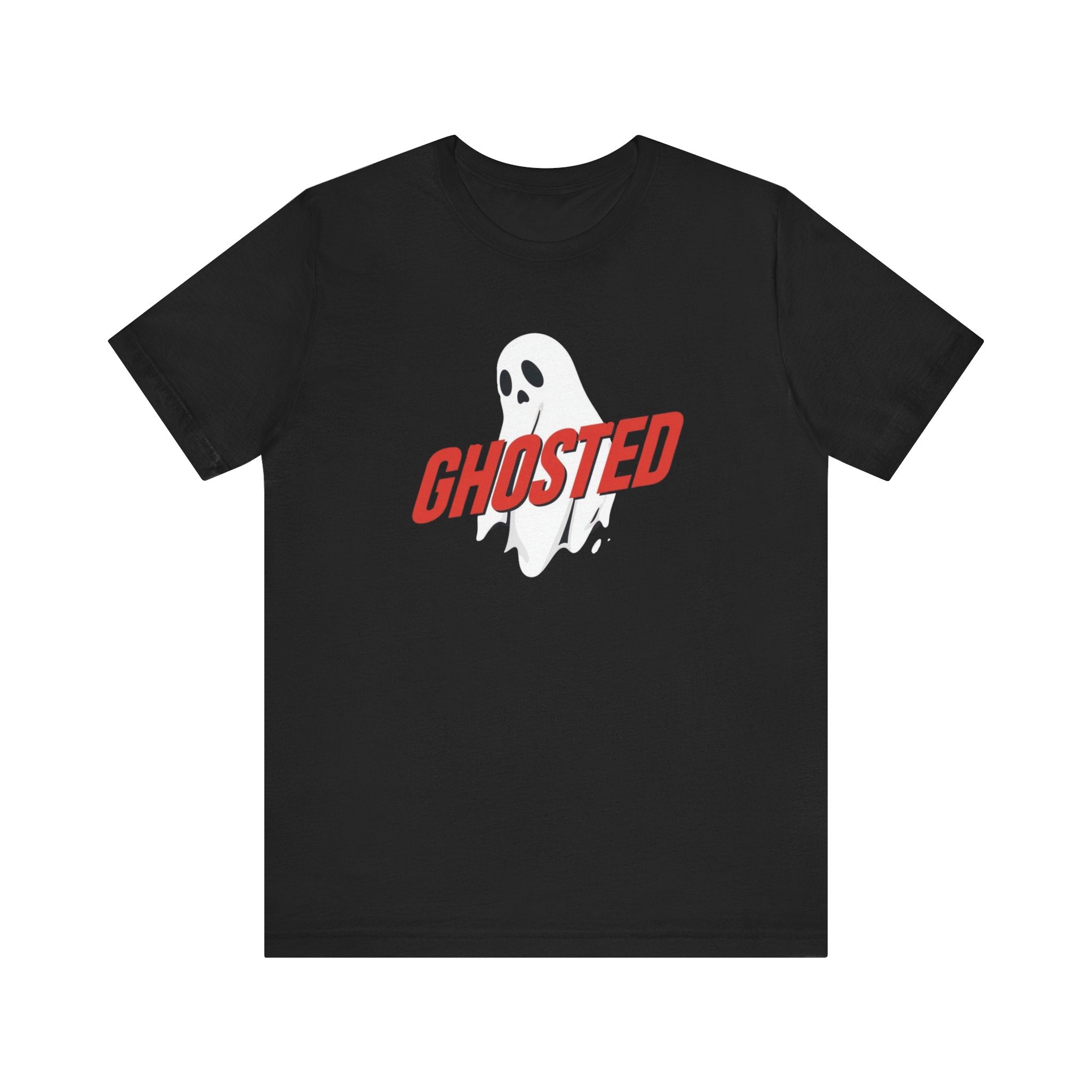 Ghosted Short Sleeve Tee, Fun Graphic T-Shirt, Casual Halloween Tee, Gift for Ghost Lovers, Halloween Costume Shirt, Spooky Graphic Tee