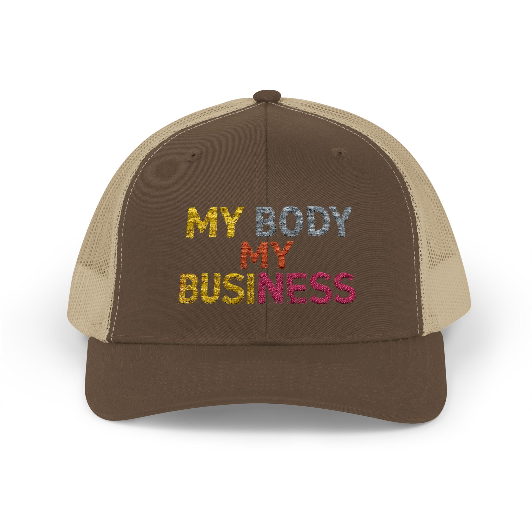 My Body My Business - Body Positive Statement Snapback Cap