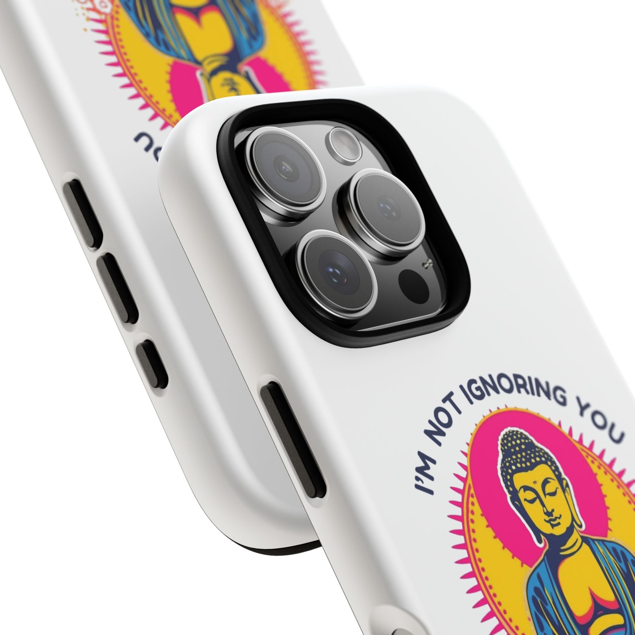 I'm not Ignoring You I'm Curating Peace, Tough Phone Case