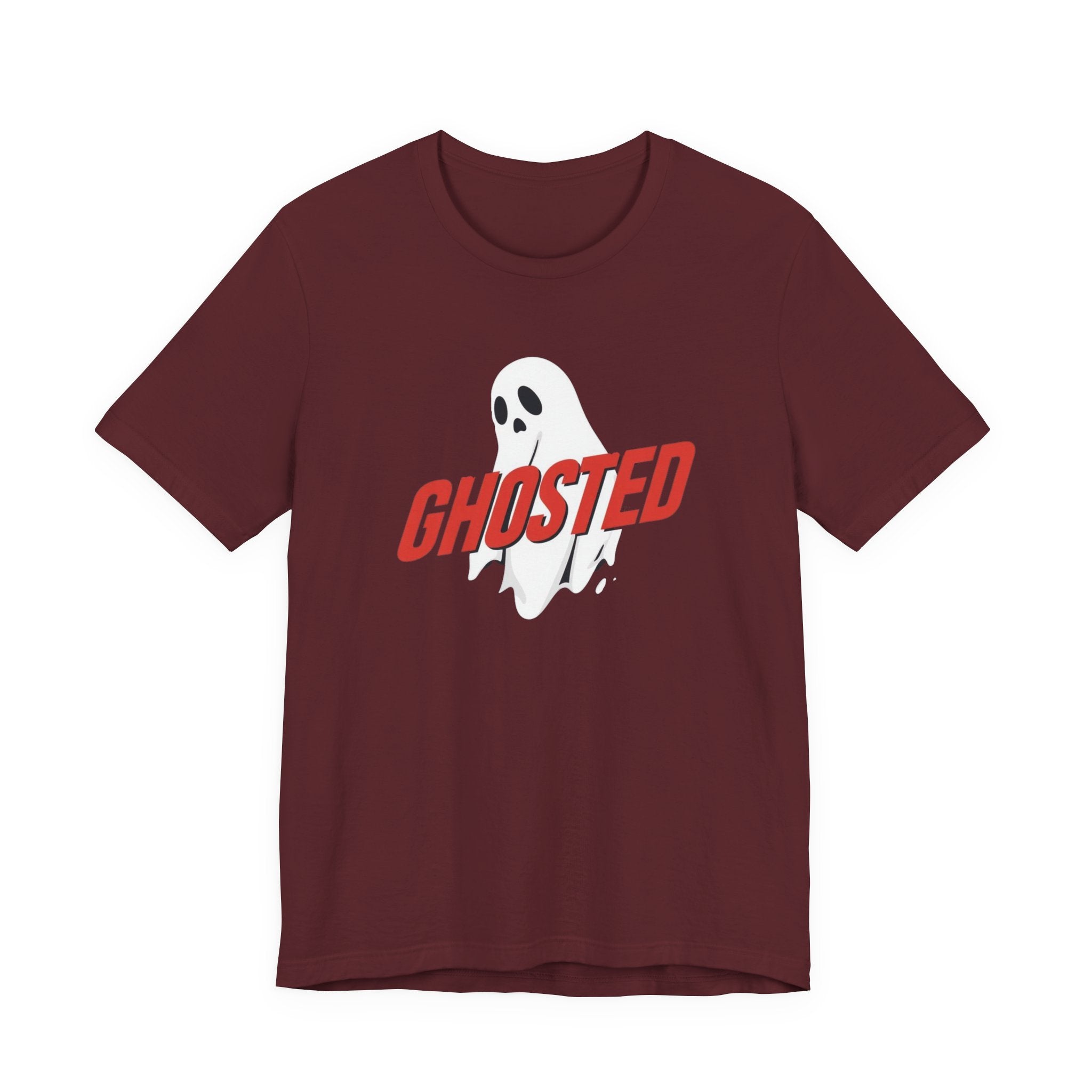 Ghosted Short Sleeve Tee, Fun Graphic T-Shirt, Casual Halloween Tee, Gift for Ghost Lovers, Halloween Costume Shirt, Spooky Graphic Tee