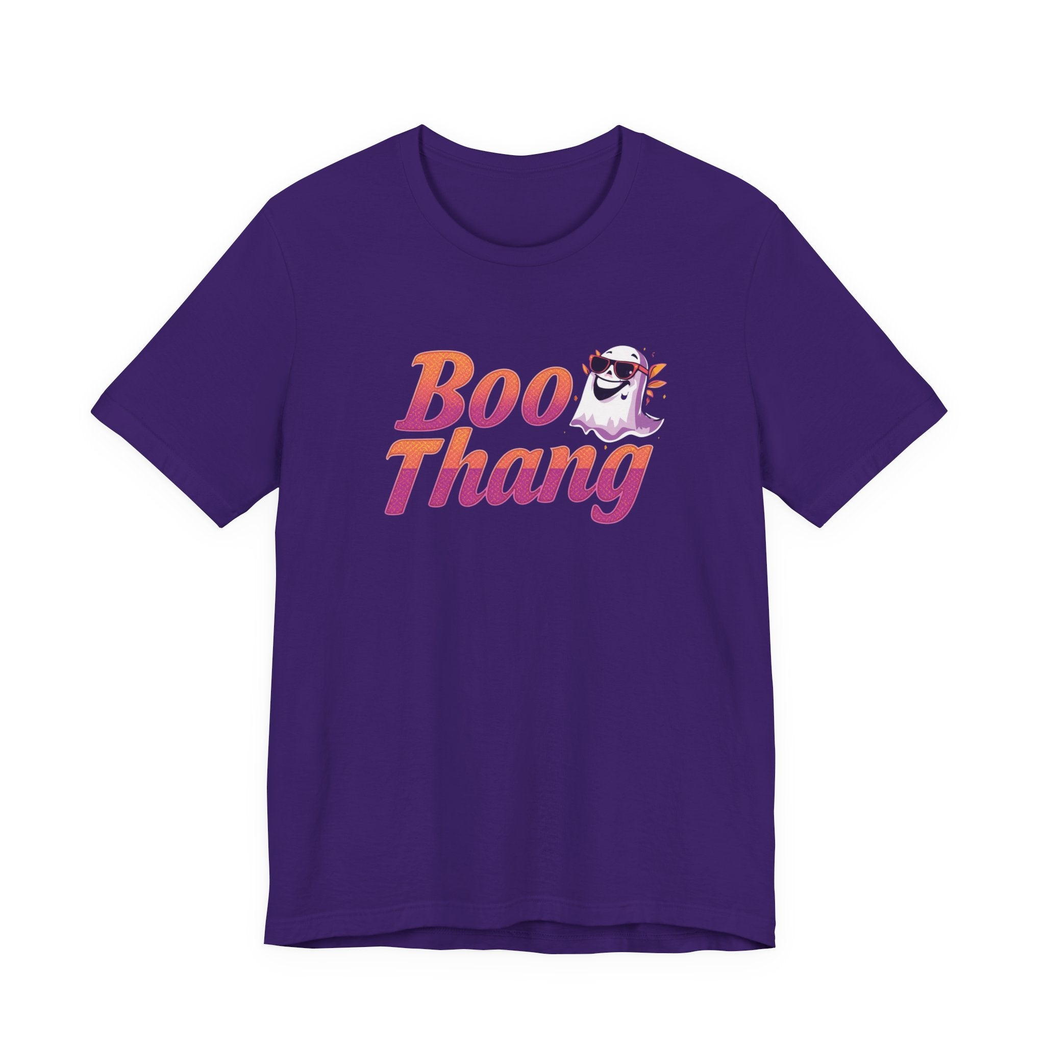 Boo Thang Graphic Tee - Fun Unisex Jersey Short Sleeve T-Shirt, Casual Wear, Gift for Friends, Halloween Apparel, Cute Cat Lover Tee
