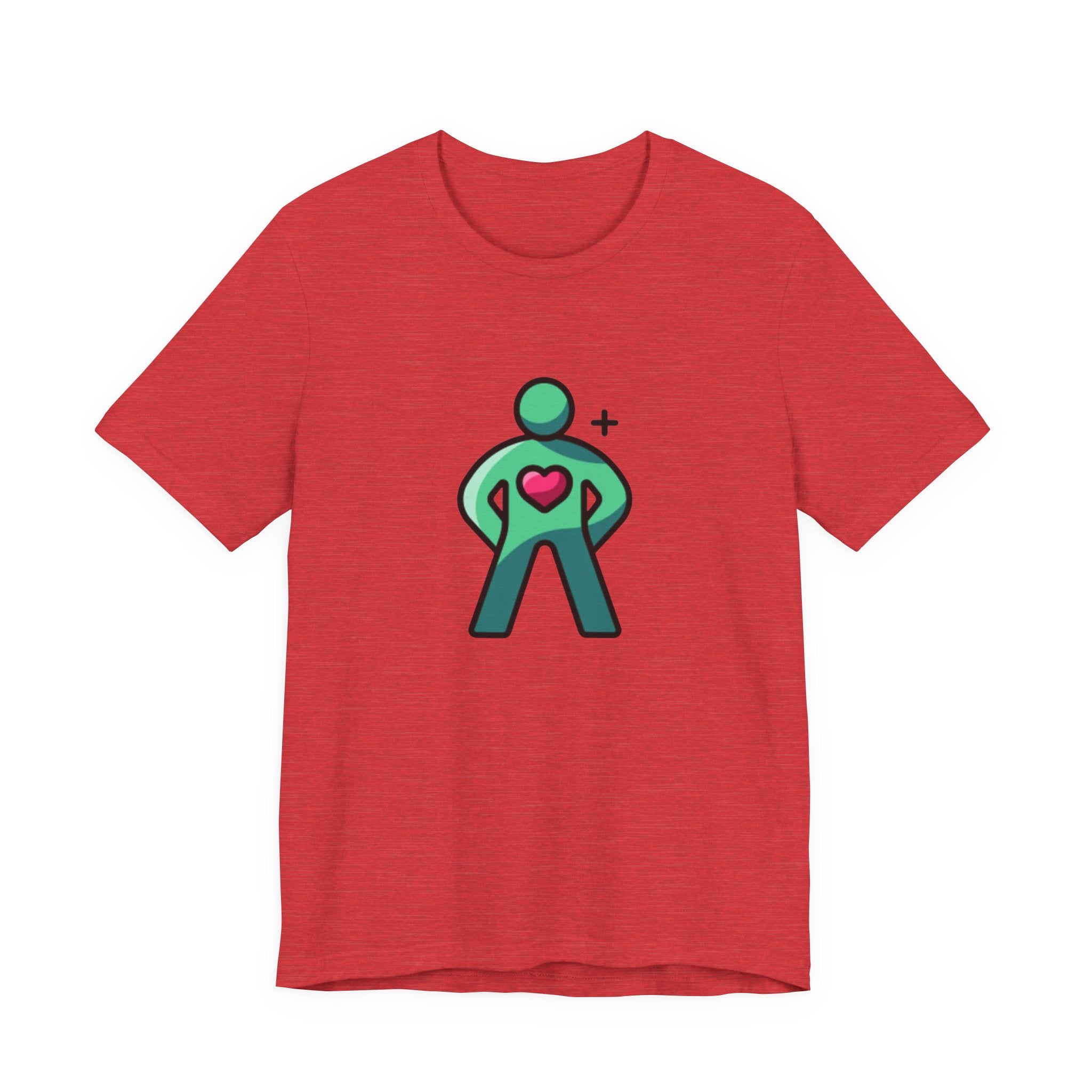 Body Positive Hero Unisex Tee - Fun Graphic T-Shirt for Wellness, Exercise, Fitness, Gym, Gift for Health Enthusiasts