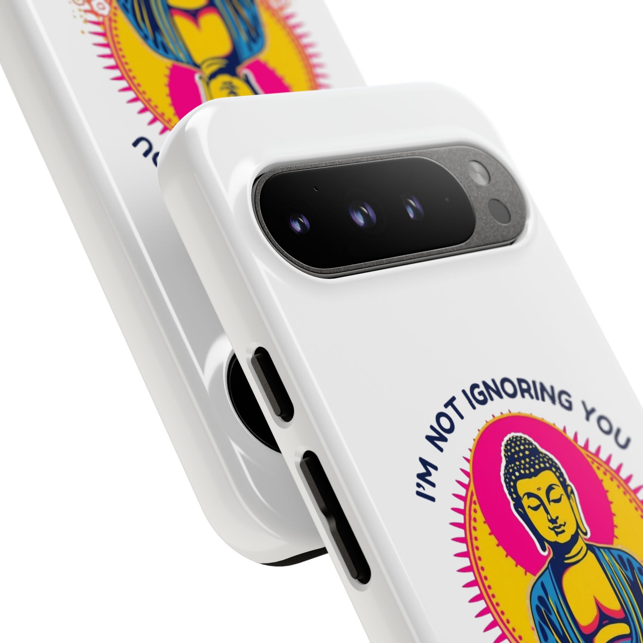 I'm not Ignoring You I'm Curating Peace, Tough Phone Case