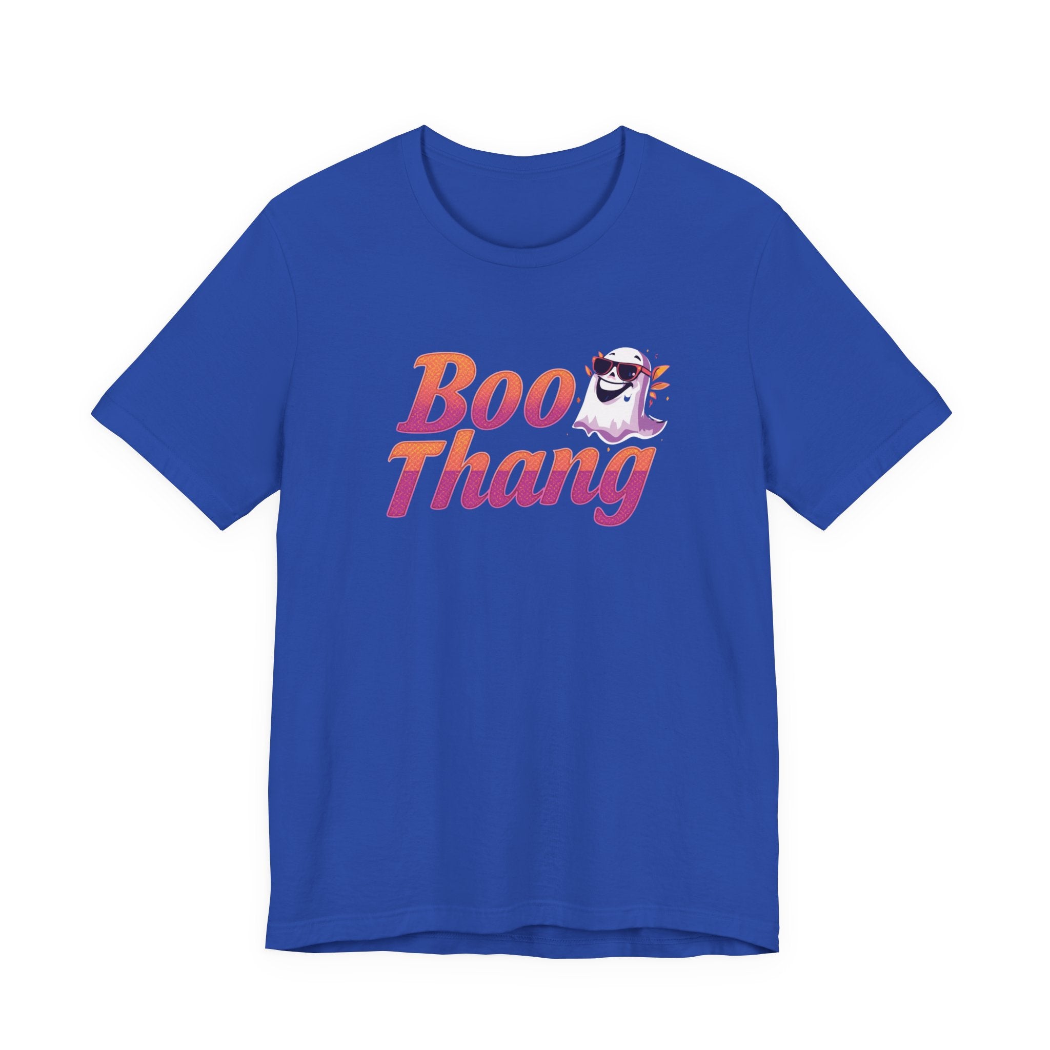 Boo Thang Graphic Tee - Fun Unisex Jersey Short Sleeve T-Shirt, Casual Wear, Gift for Friends, Halloween Apparel, Cute Cat Lover Tee