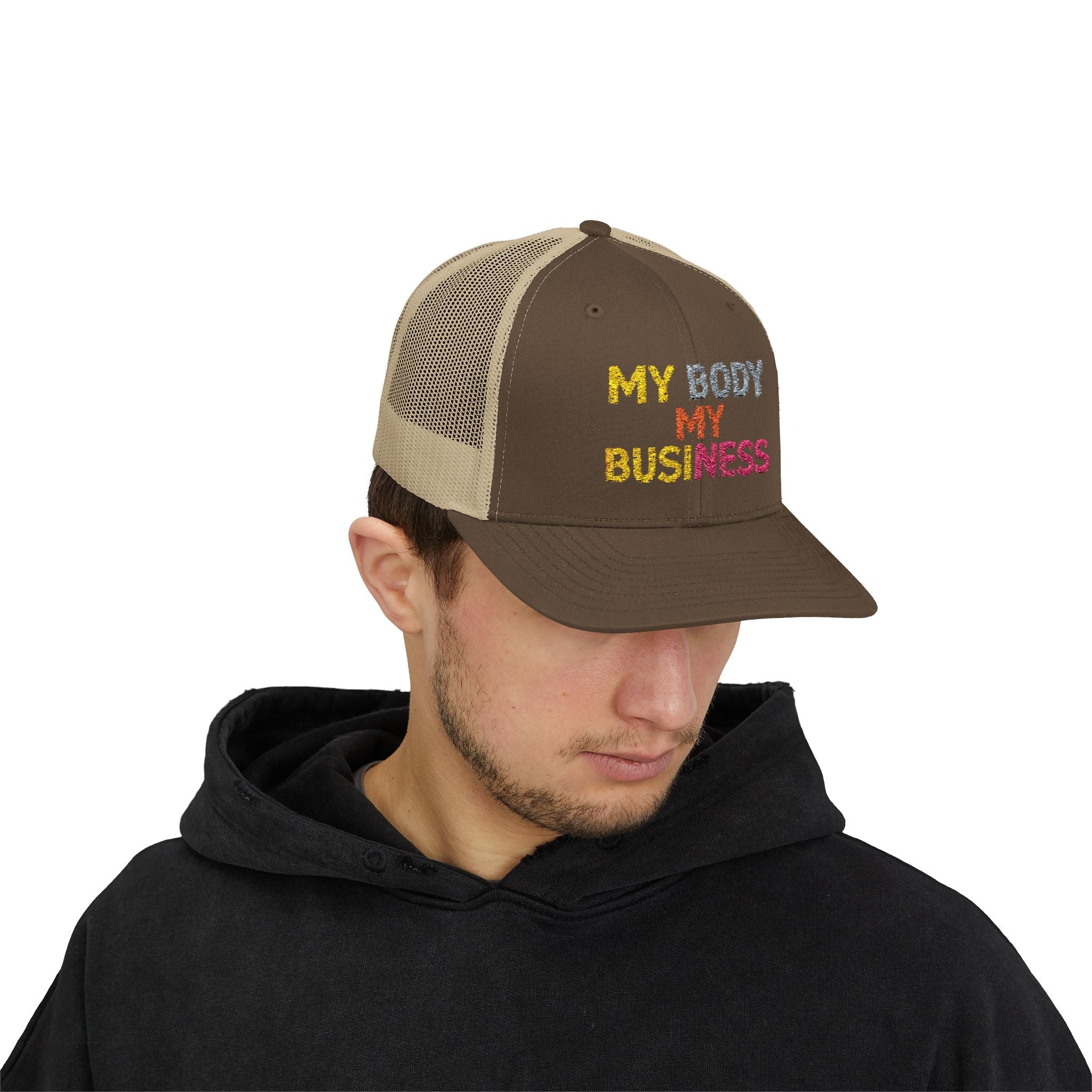 My Body My Business - Body Positive Statement Snapback Cap