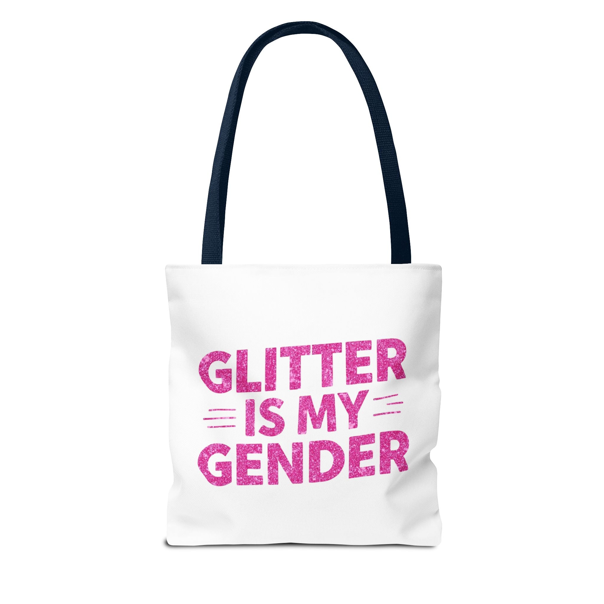 Glitter Is My Gender Tote Bag, Stylish Shopping Tote, LGBTQ+ Pride Accessory, Statement Bag, Eco-Friendly Gift, Daily Use Carryall