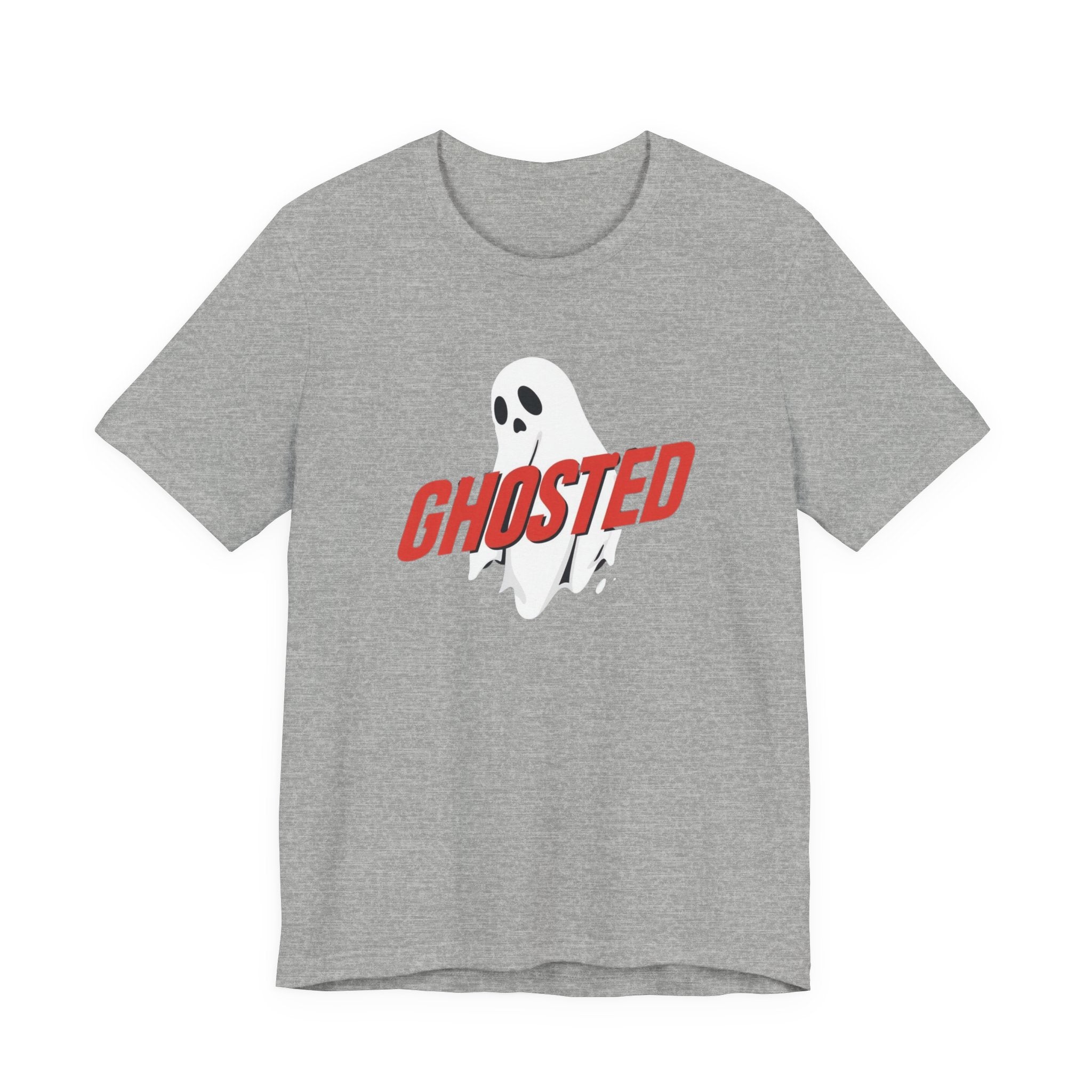Ghosted Short Sleeve Tee, Fun Graphic T-Shirt, Casual Halloween Tee, Gift for Ghost Lovers, Halloween Costume Shirt, Spooky Graphic Tee