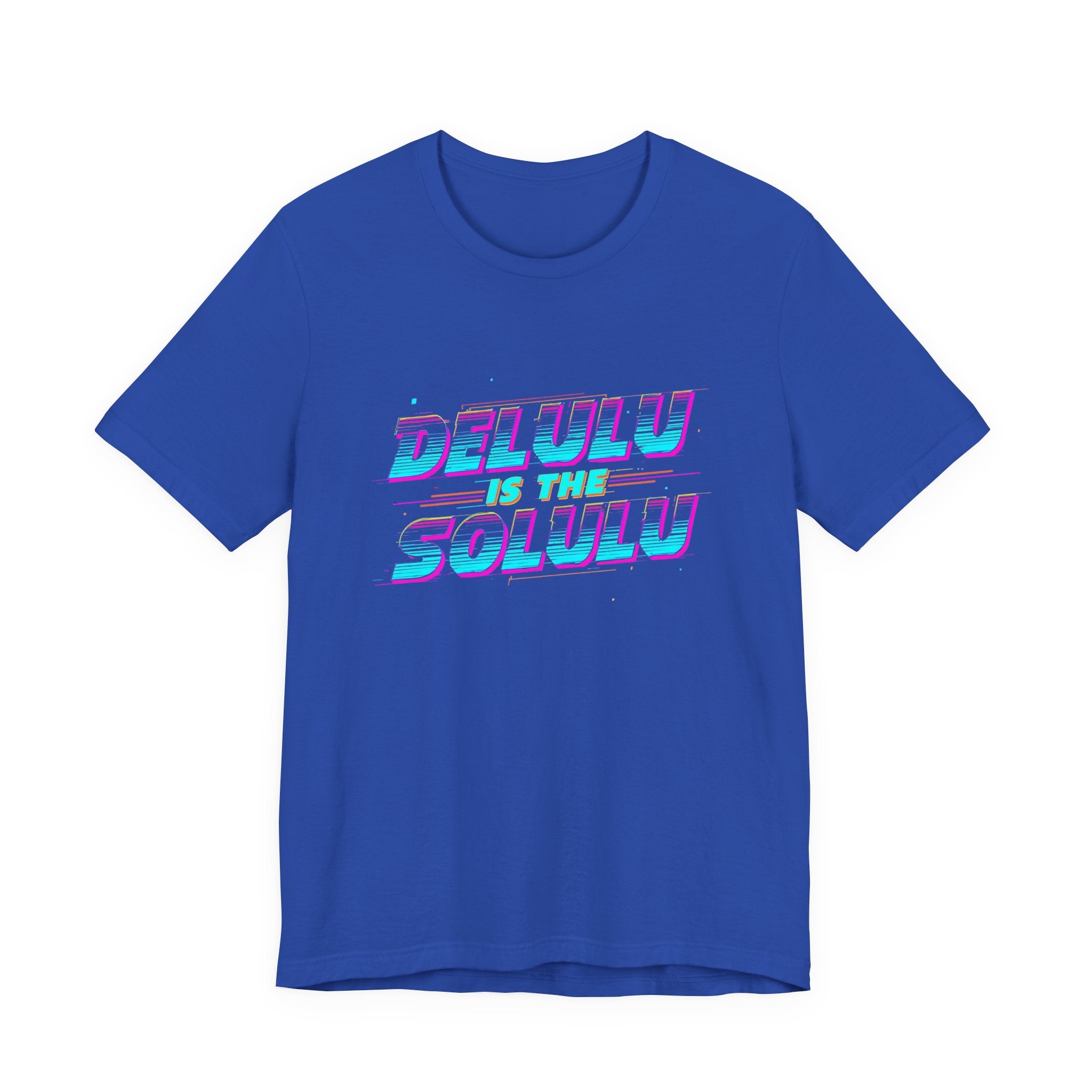 Retro Vibe Tee - "Delulu is the Solulu" Graphic Shirt, Casual Wear, Gift for Gamers, Vintage Style T-Shirt, Festival Outfit