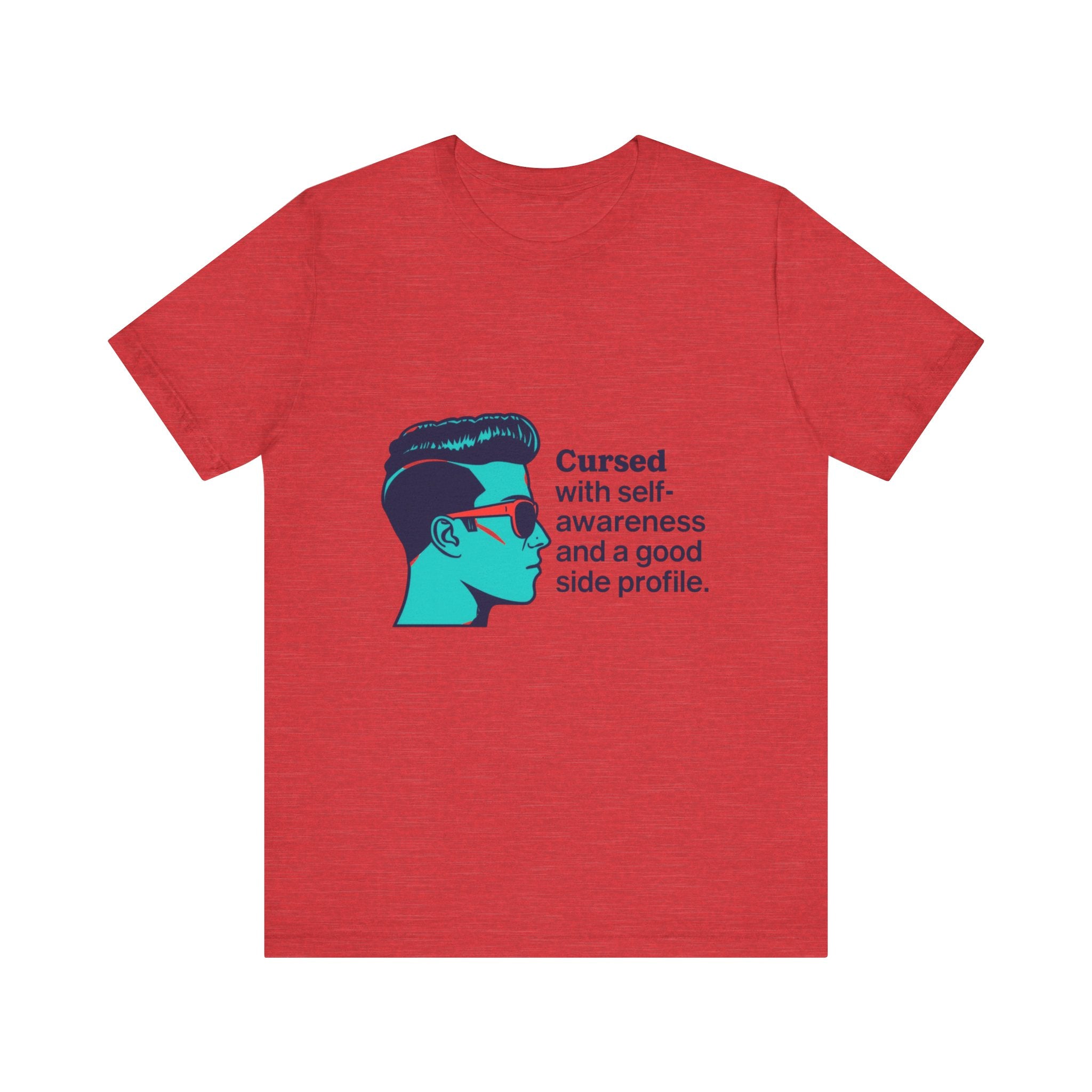 Cursed Self-Awareness T-Shirt, Funny Tee, Gift for Him, Casual Wear, Humor Shirt, Unique Gift Idea