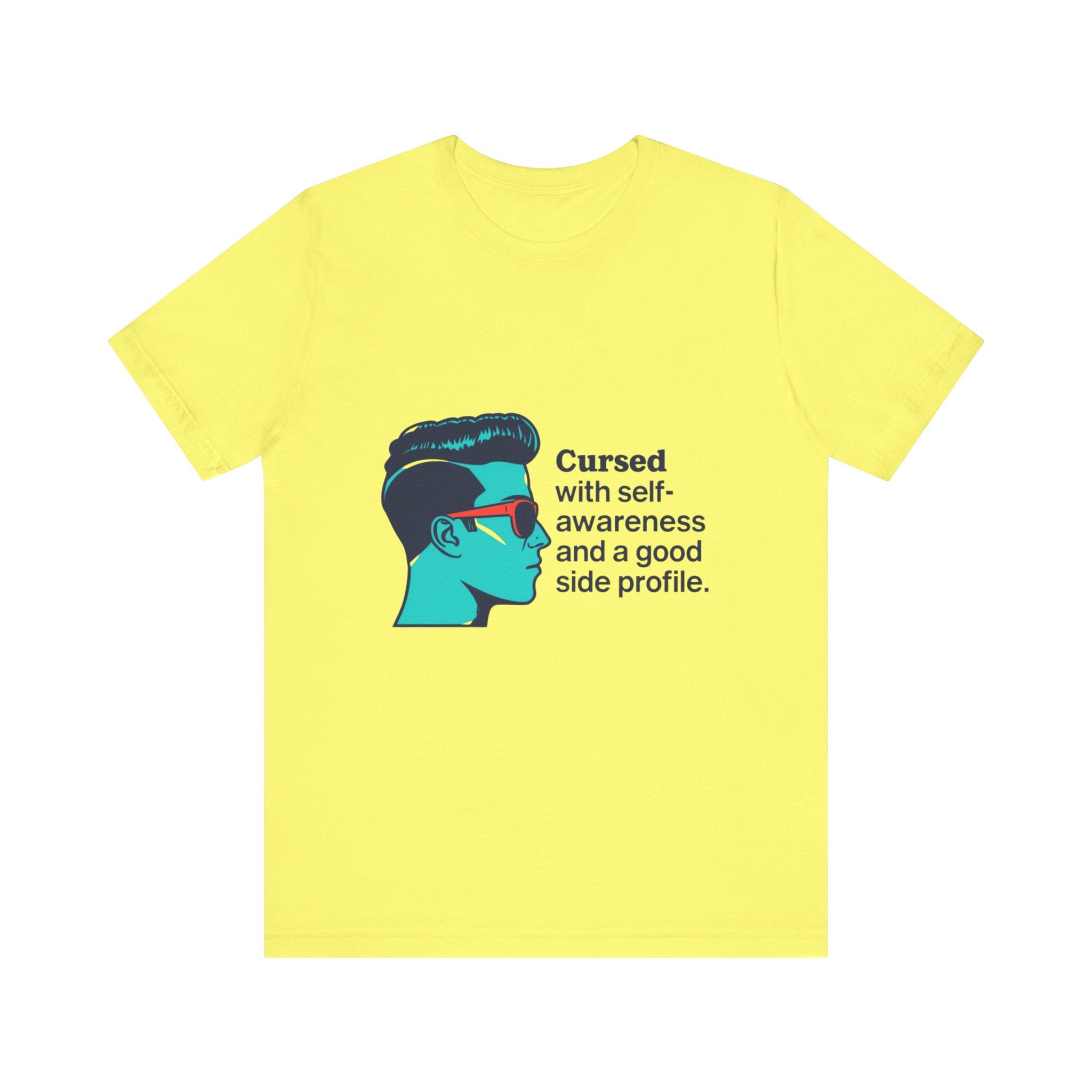 Cursed Self-Awareness T-Shirt, Funny Tee, Gift for Him, Casual Wear, Humor Shirt, Unique Gift Idea