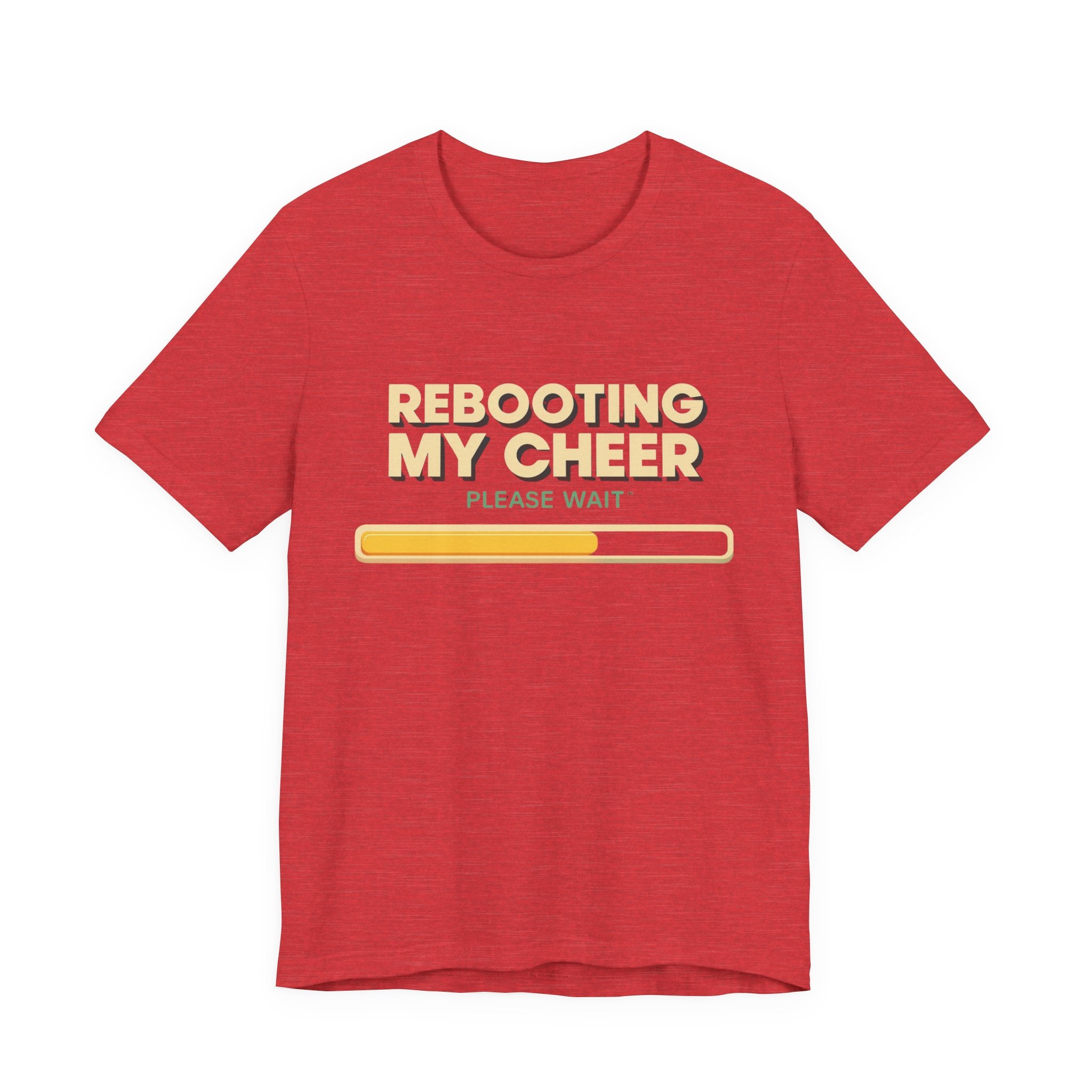 Rebooting My Cheer Tee - Fun Unisex Jersey Short Sleeve Shirt for Casual Comfort