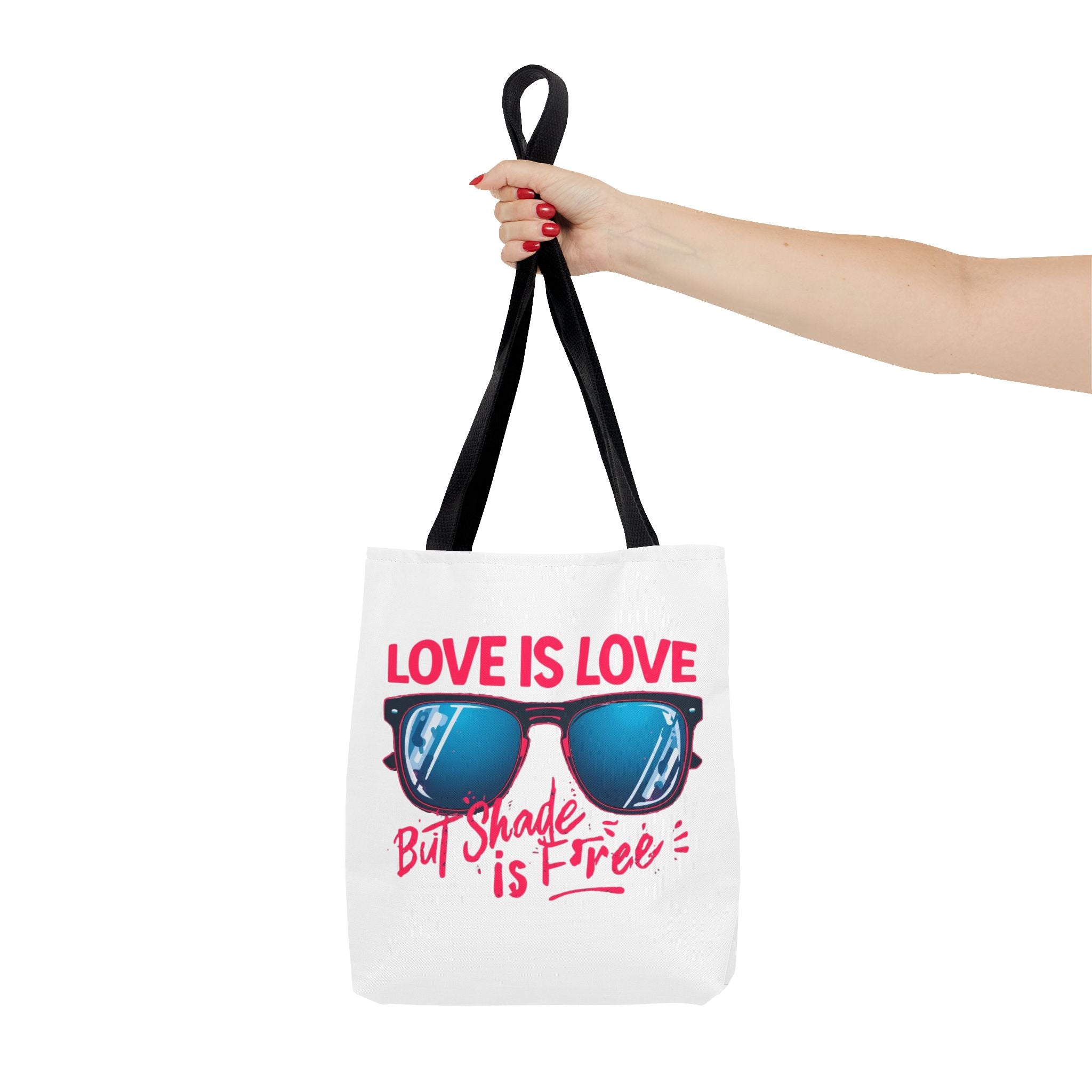 Colorful Love is Love Tote Bag, Trendy Everyday Tote, Pride Month Accessory, Summer Beach Bag, Gift for Friends, Stylish Shopping Bag