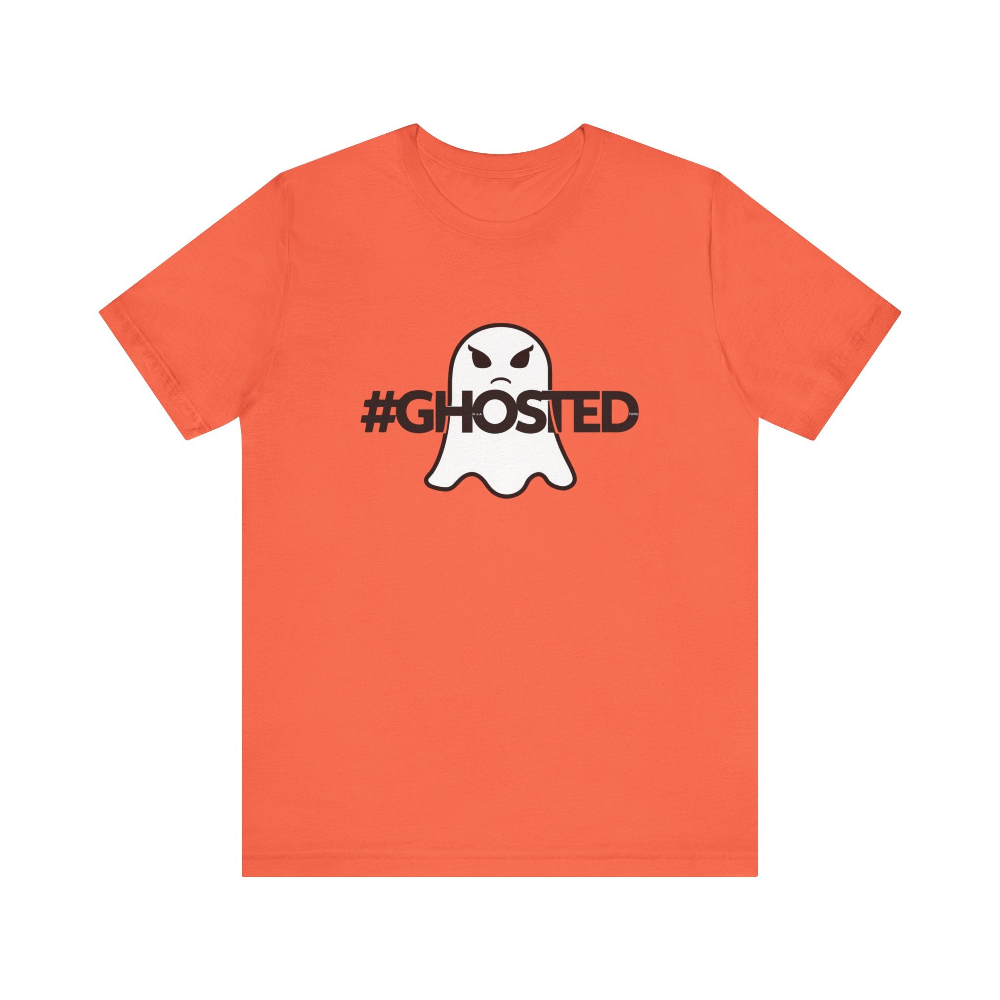 #GHOSTED Unisex Short Sleeve Tee - Trendy Graphic T-Shirt, Casual Wear, Halloween Costume, Gift for Friends, Everyday Fun