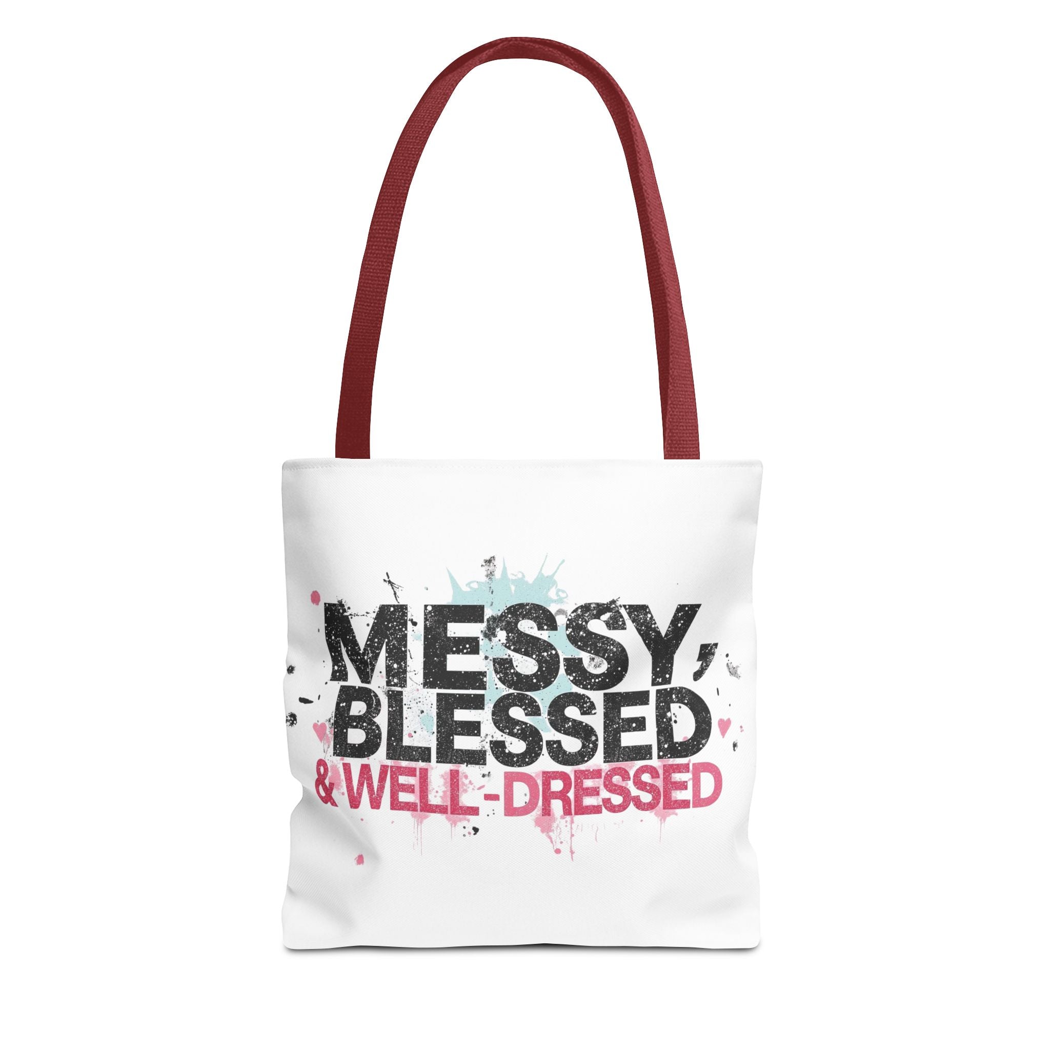 Messy, Blessed & Well-Dressed Tote Bag - Stylish Everyday Companion for Moms, Gifts, Shopping, Beach, Travel