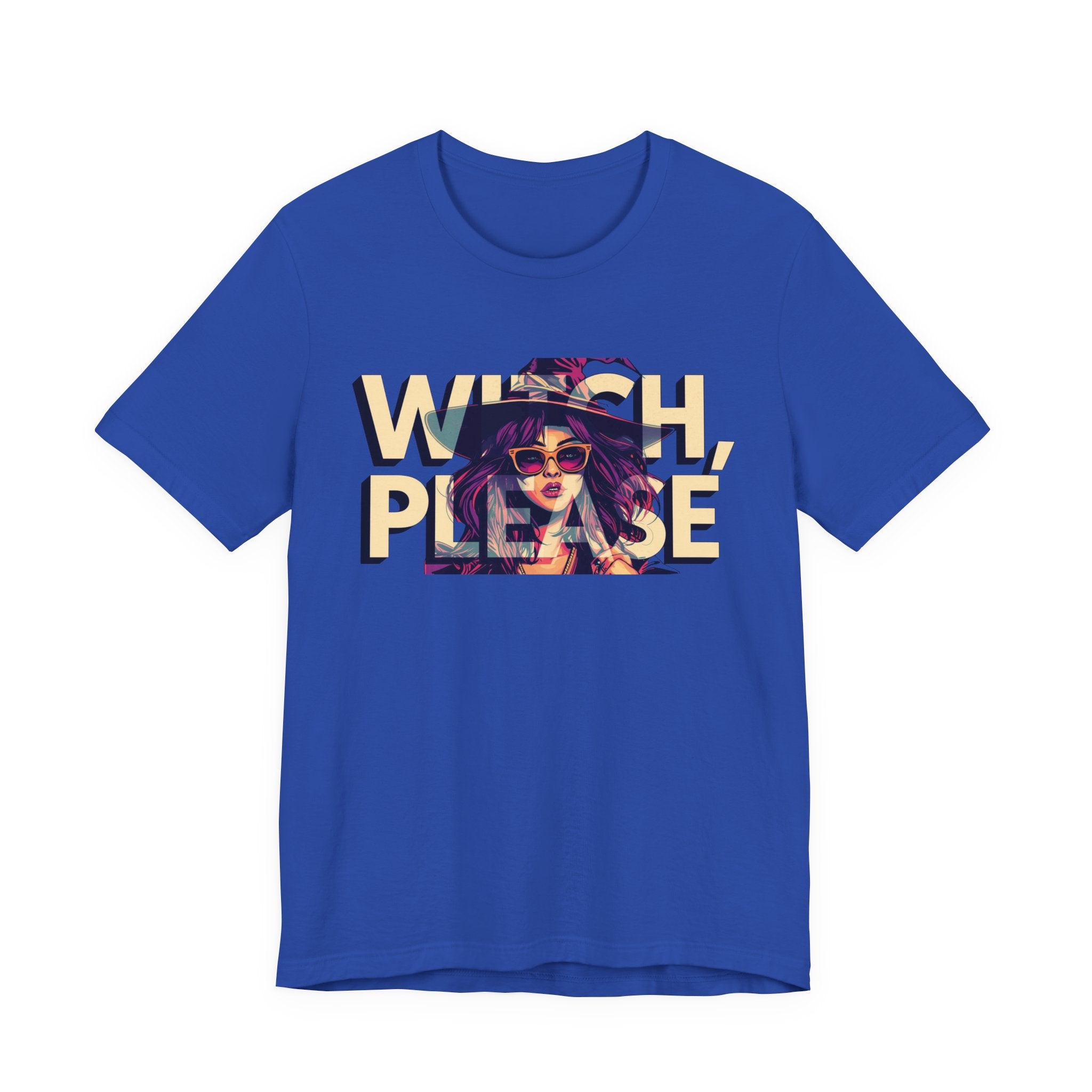"Witch Please" Funny Halloween Tee, Unisex Jersey Short Sleeve Tee