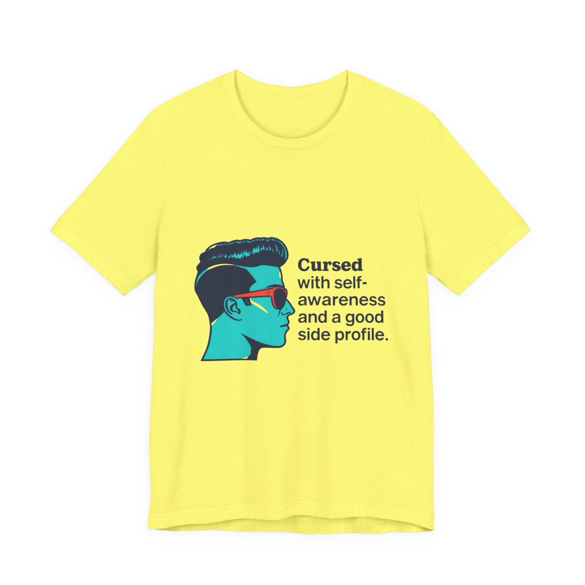Cursed Self-Awareness T-Shirt, Funny Tee, Gift for Him, Casual Wear, Humor Shirt, Unique Gift Idea
