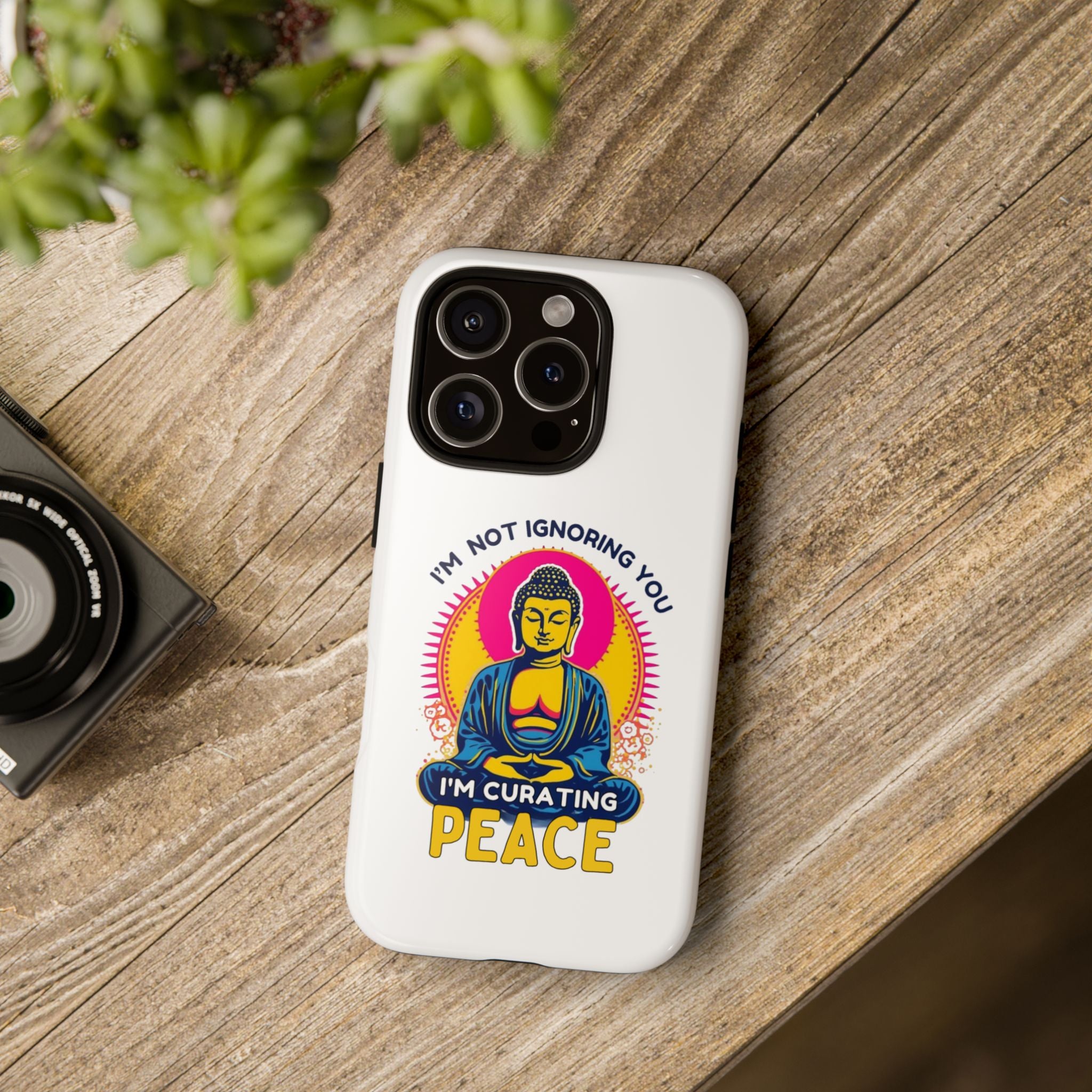 I'm not Ignoring You I'm Curating Peace, Tough Phone Case