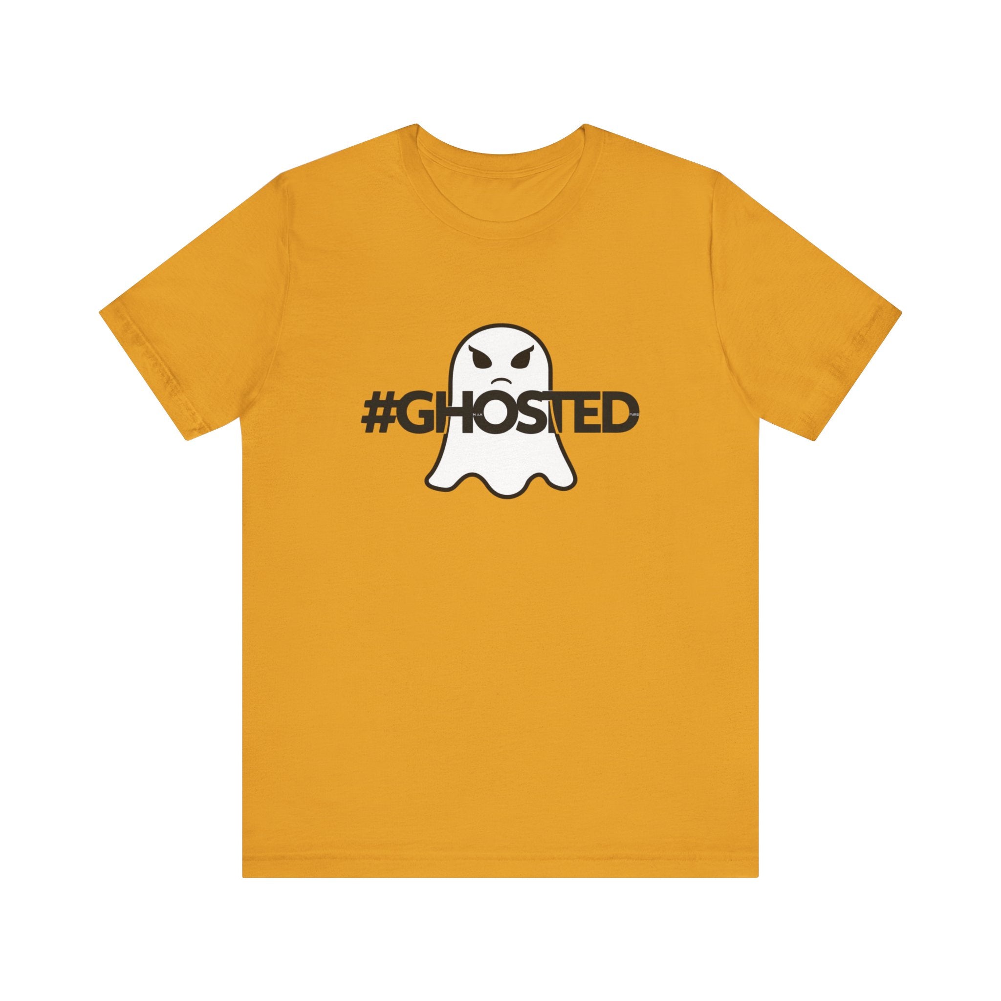 #GHOSTED Unisex Short Sleeve Tee - Trendy Graphic T-Shirt, Casual Wear, Halloween Costume, Gift for Friends, Everyday Fun