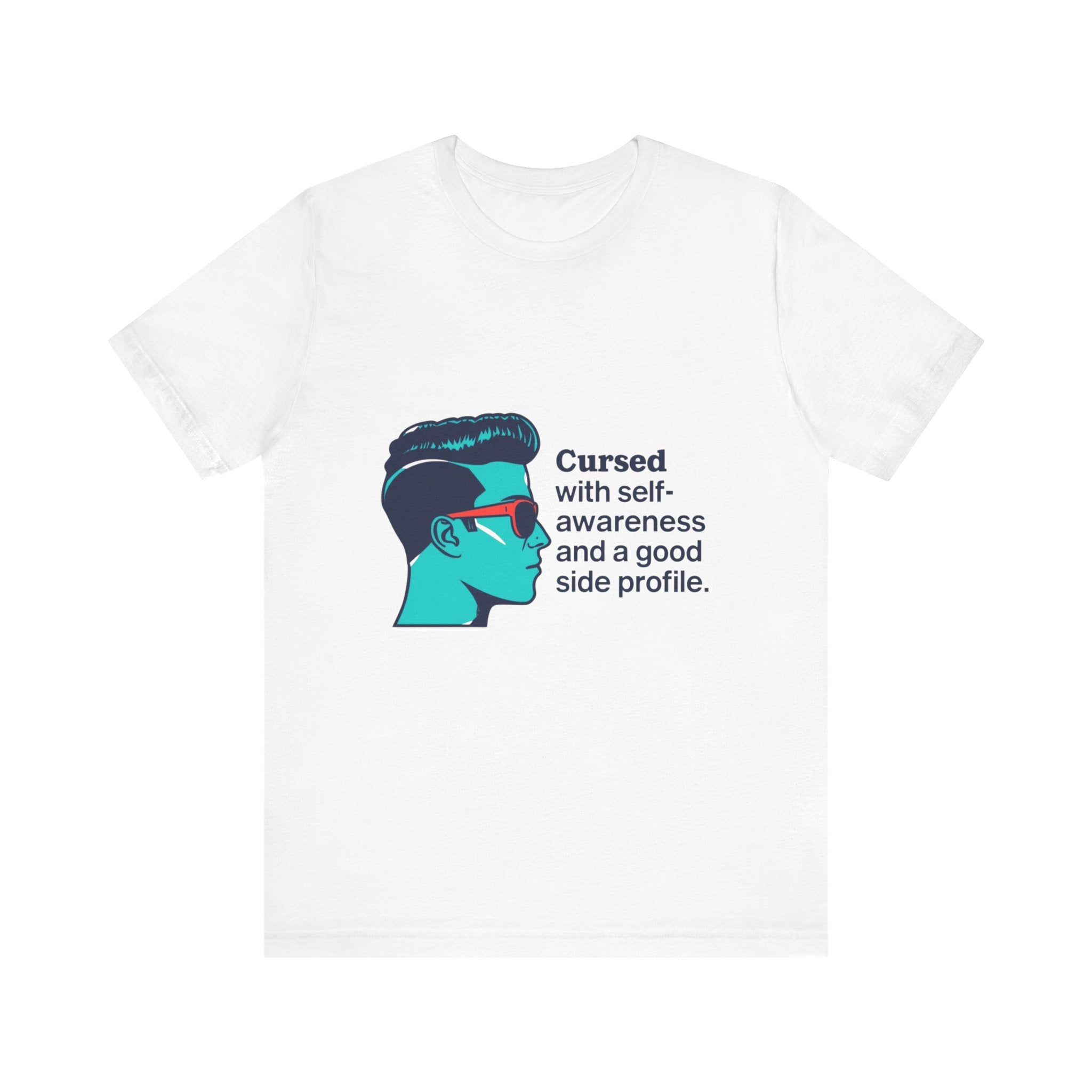 Cursed Self-Awareness T-Shirt, Funny Tee, Gift for Him, Casual Wear, Humor Shirt, Unique Gift Idea