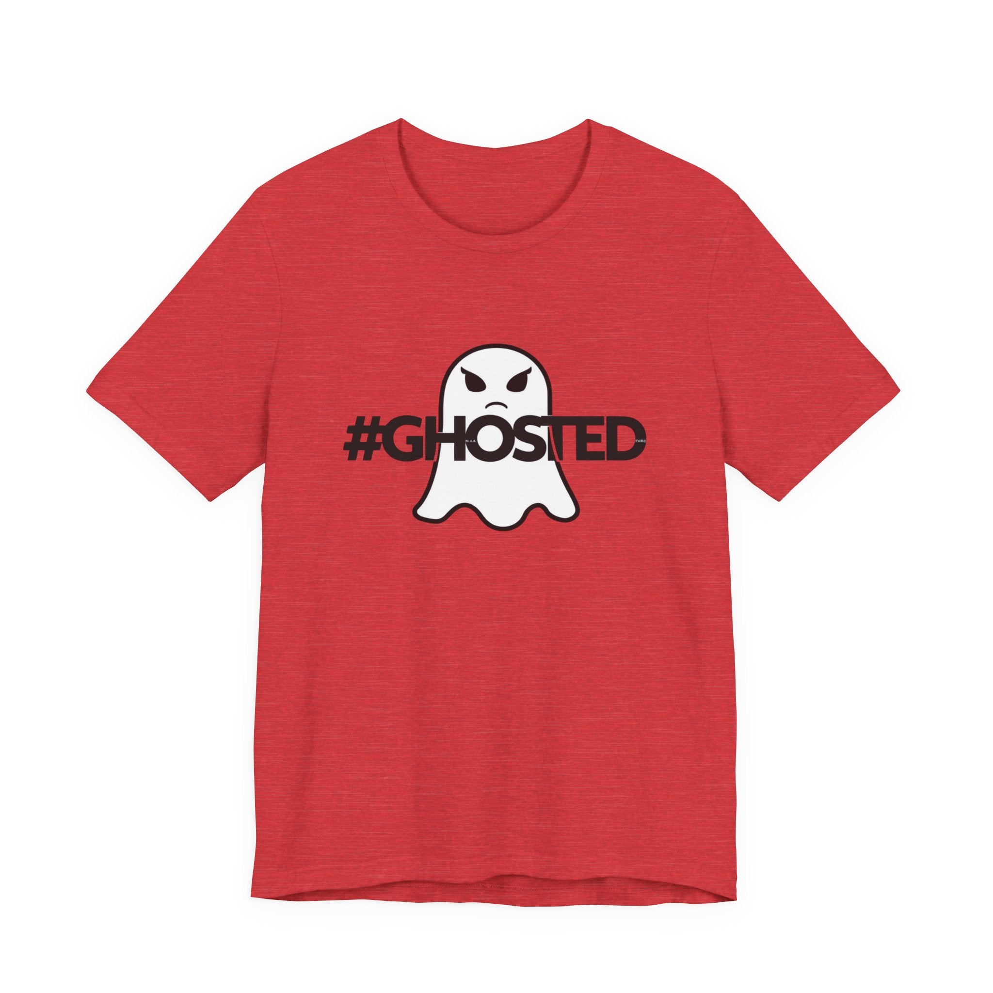 #GHOSTED Unisex Short Sleeve Tee - Trendy Graphic T-Shirt, Casual Wear, Halloween Costume, Gift for Friends, Everyday Fun