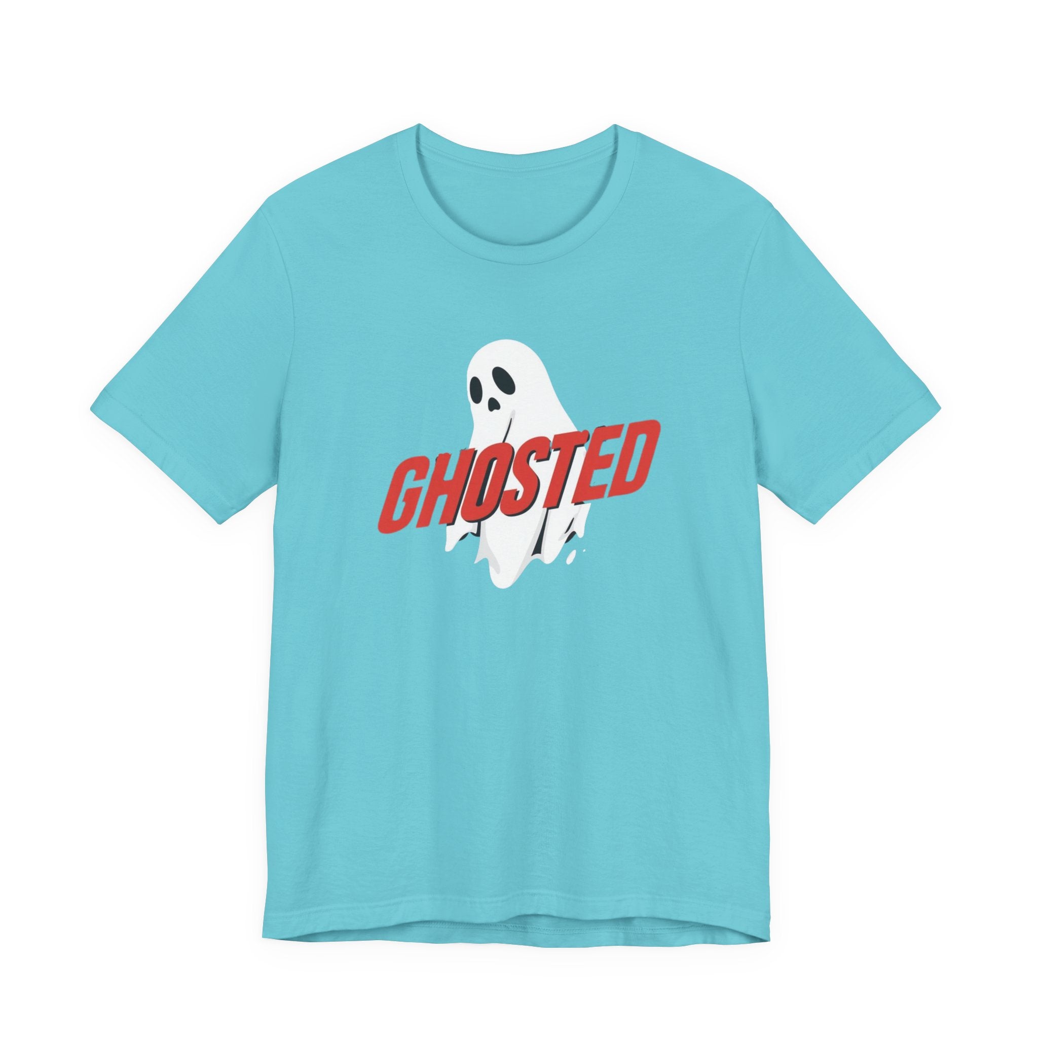 Ghosted Short Sleeve Tee, Fun Graphic T-Shirt, Casual Halloween Tee, Gift for Ghost Lovers, Halloween Costume Shirt, Spooky Graphic Tee