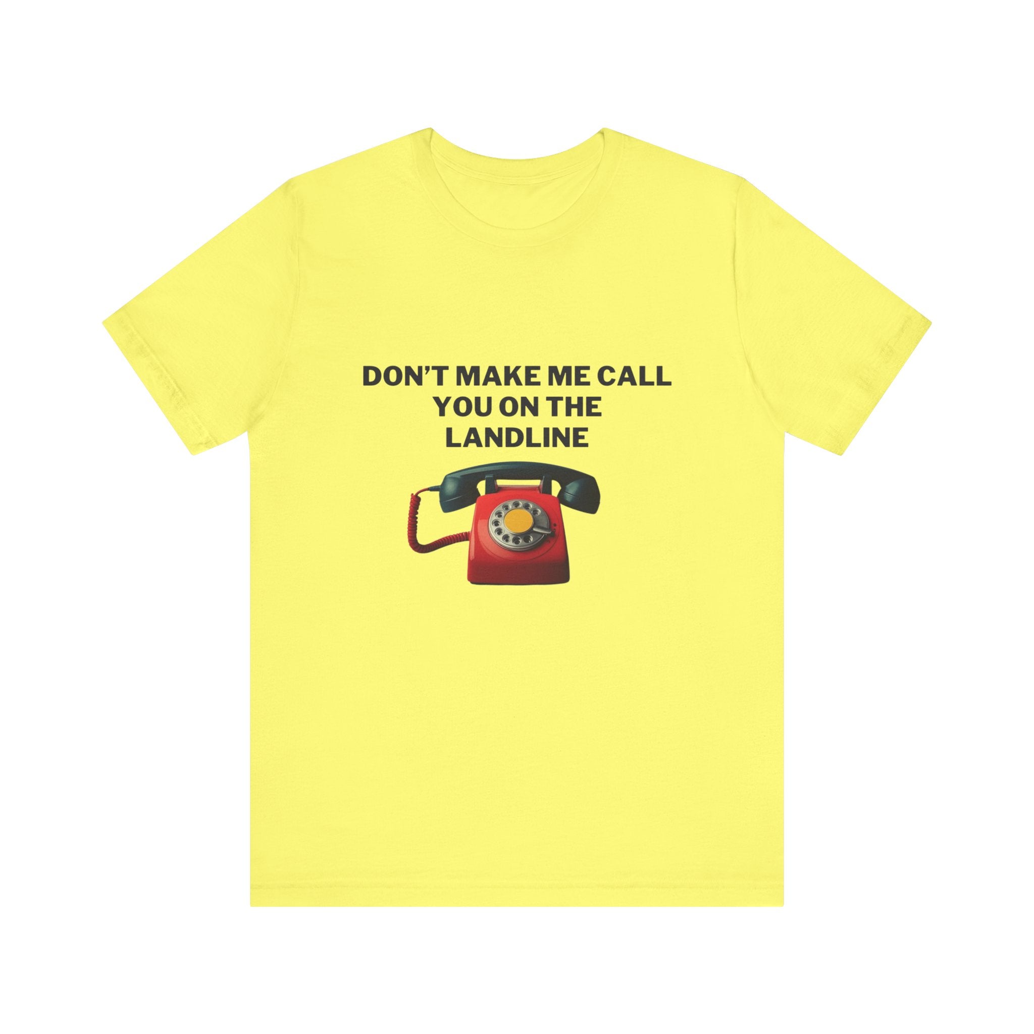 Vintage Phone Humor Tee: Perfect Gift for Retro Lovers, Casual Wear, Funny T-Shirt, Gift for Friends, Nostalgic Apparel