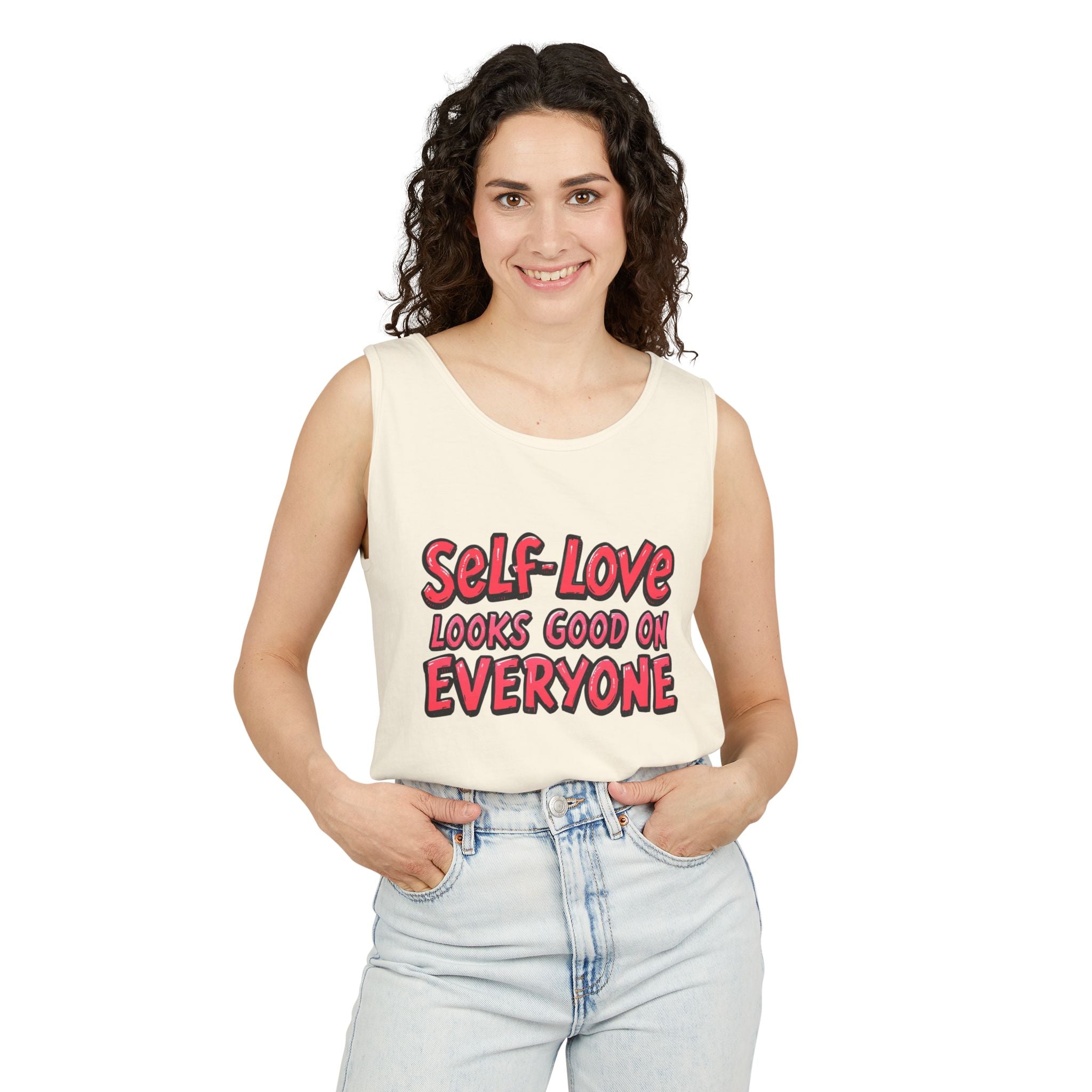 Self-Love Tank Top for Everybody - Affirmation Fashion, Pride Wear, Self-Care Gift, Summer Essential, Casual Comfortable Wear