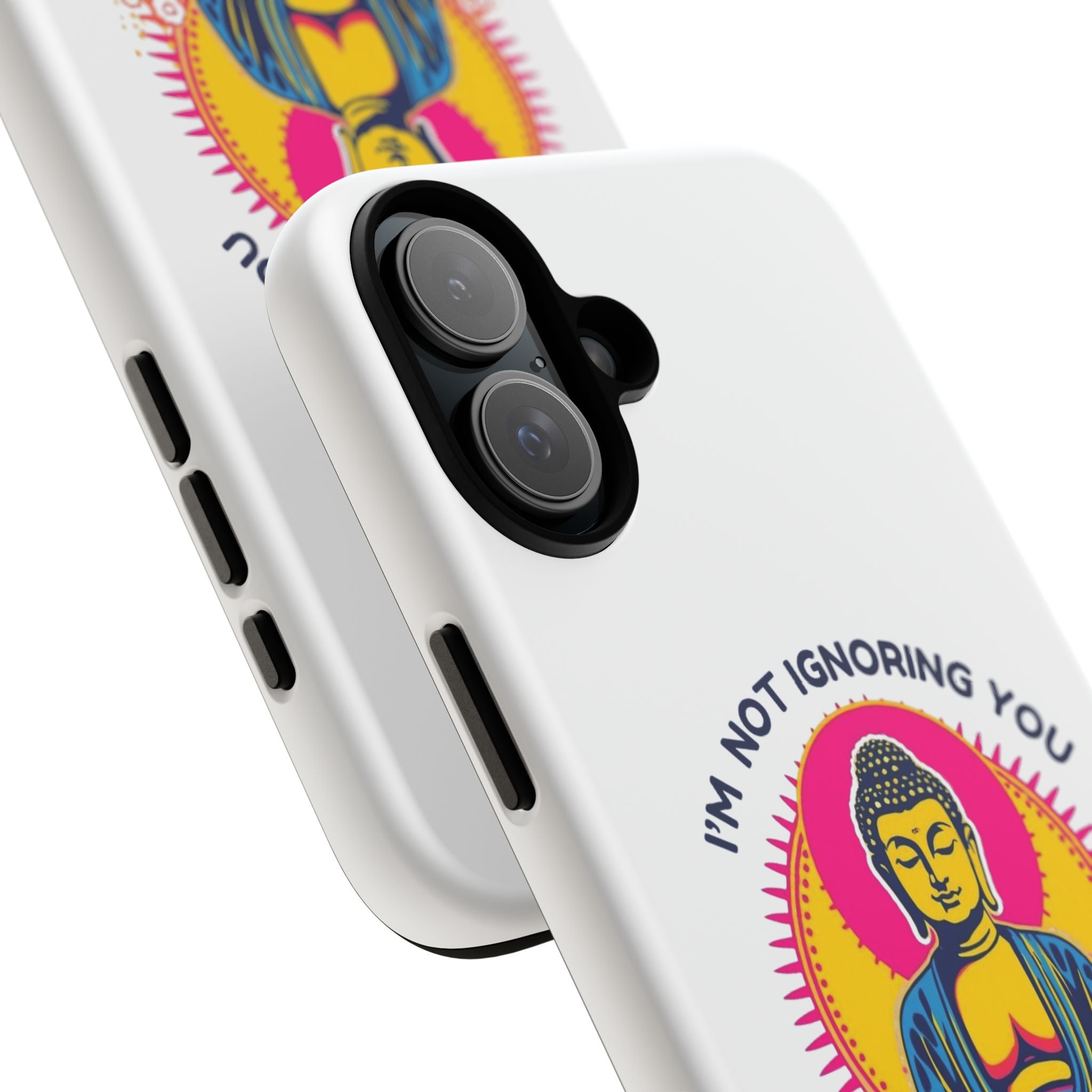 I'm not Ignoring You I'm Curating Peace, Tough Phone Case
