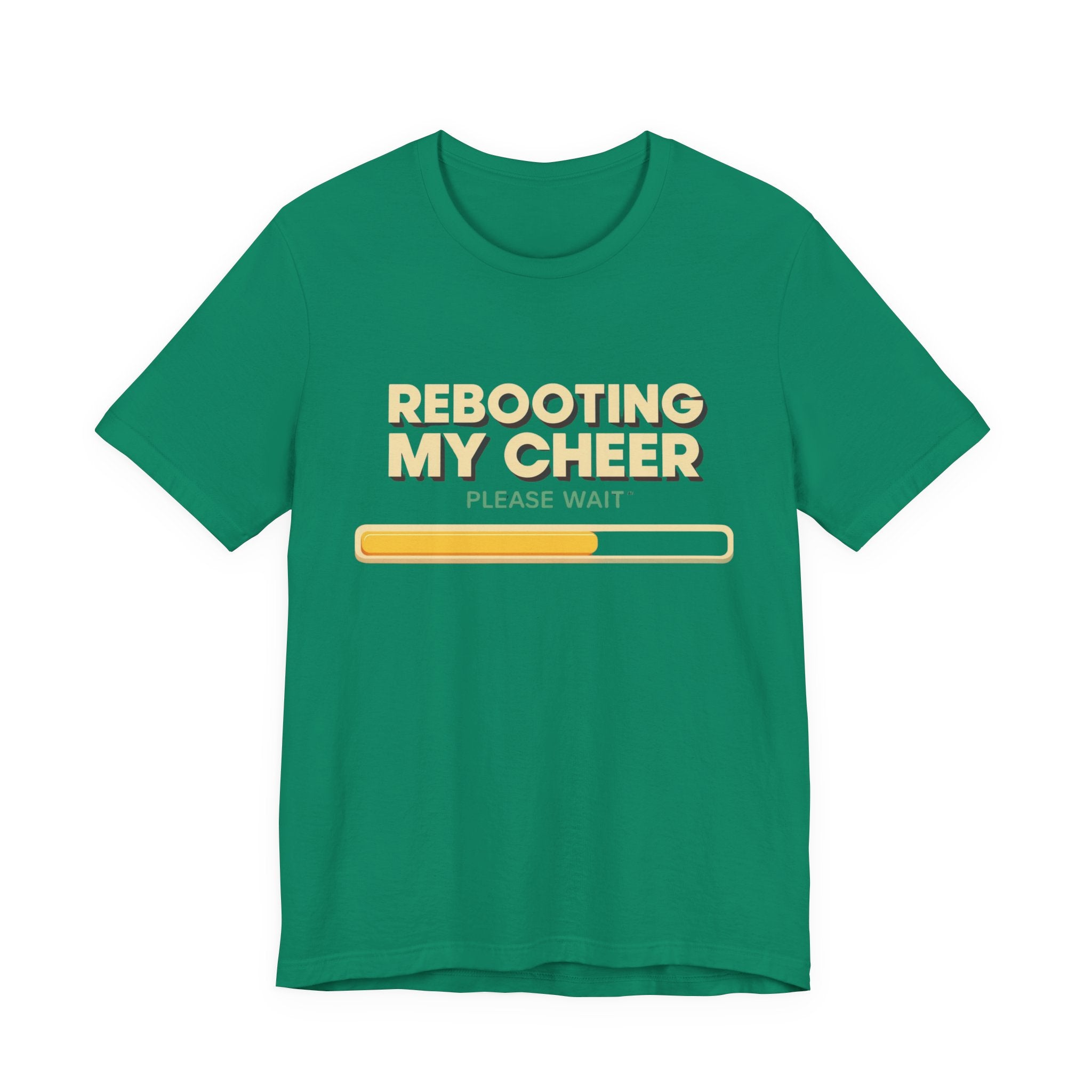 Rebooting My Cheer Tee - Fun Unisex Jersey Short Sleeve Shirt for Casual Comfort