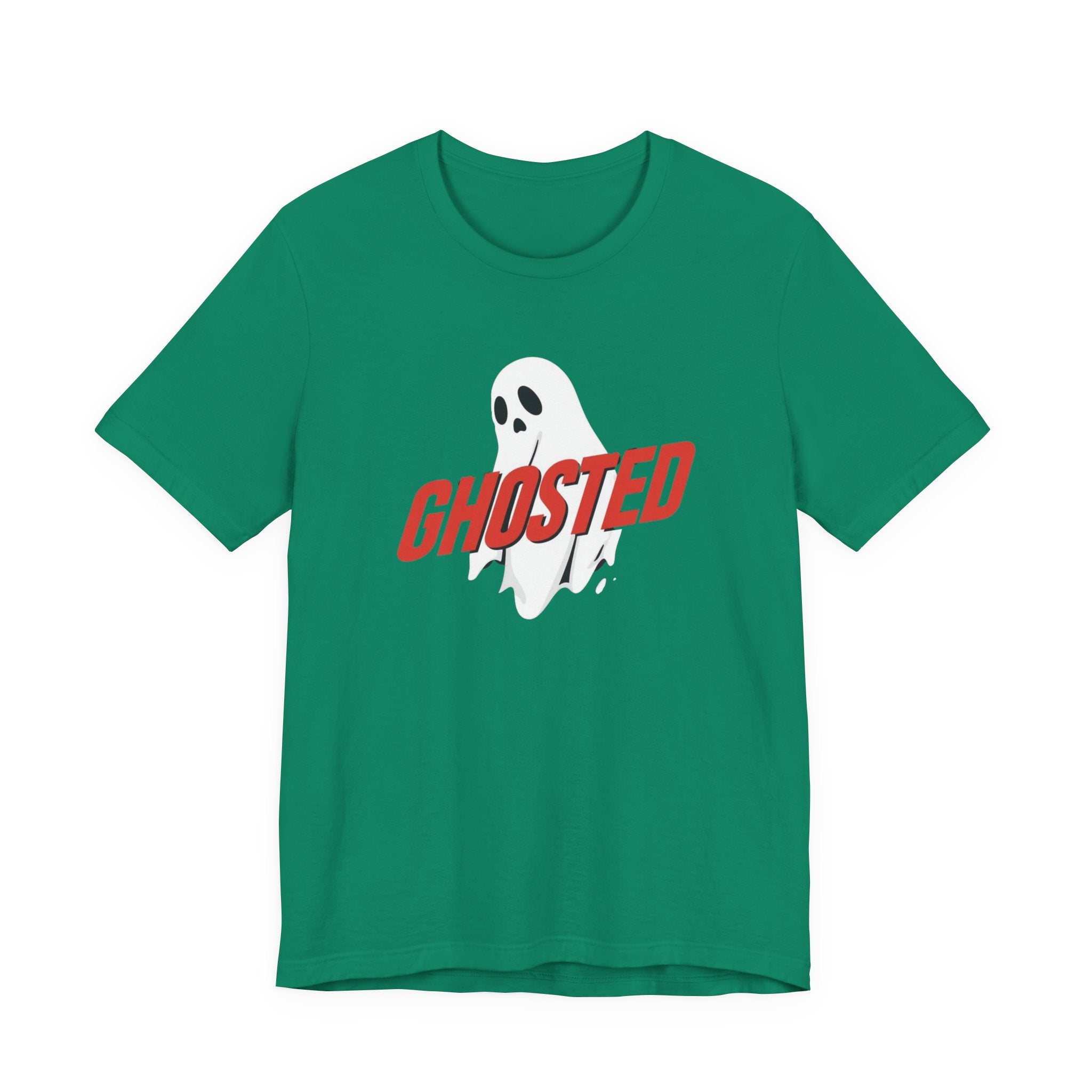 Ghosted Short Sleeve Tee, Fun Graphic T-Shirt, Casual Halloween Tee, Gift for Ghost Lovers, Halloween Costume Shirt, Spooky Graphic Tee