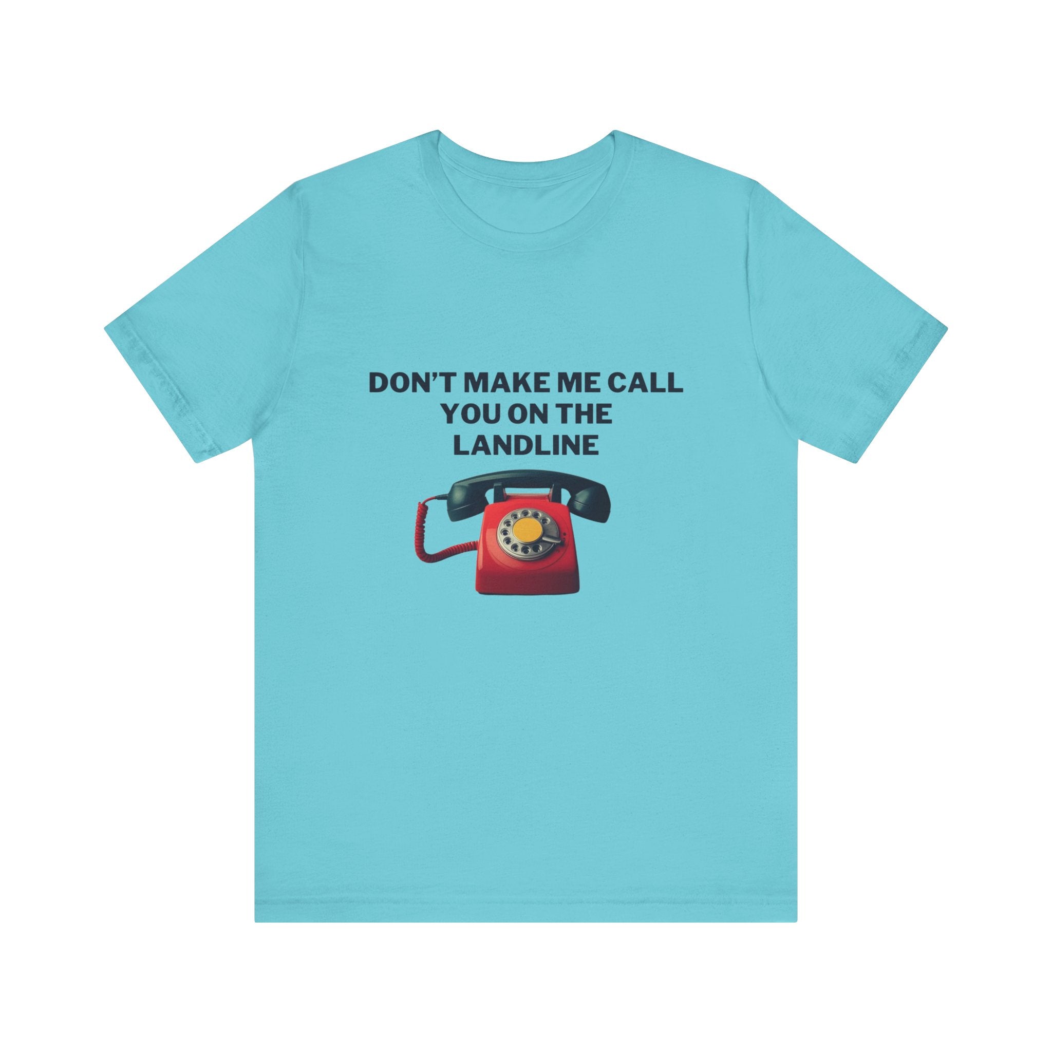 Vintage Phone Humor Tee: Perfect Gift for Retro Lovers, Casual Wear, Funny T-Shirt, Gift for Friends, Nostalgic Apparel