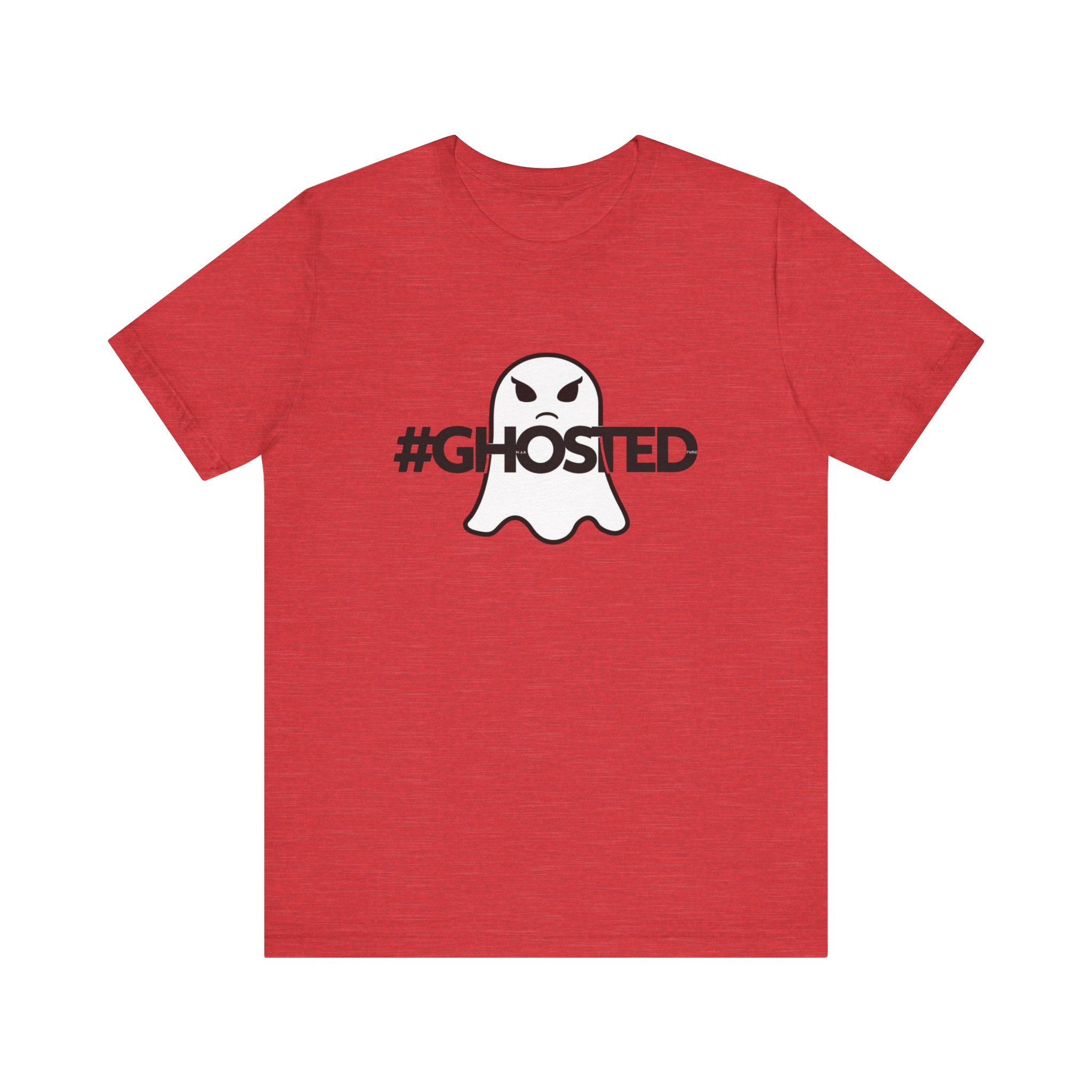 #GHOSTED Unisex Short Sleeve Tee - Trendy Graphic T-Shirt, Casual Wear, Halloween Costume, Gift for Friends, Everyday Fun