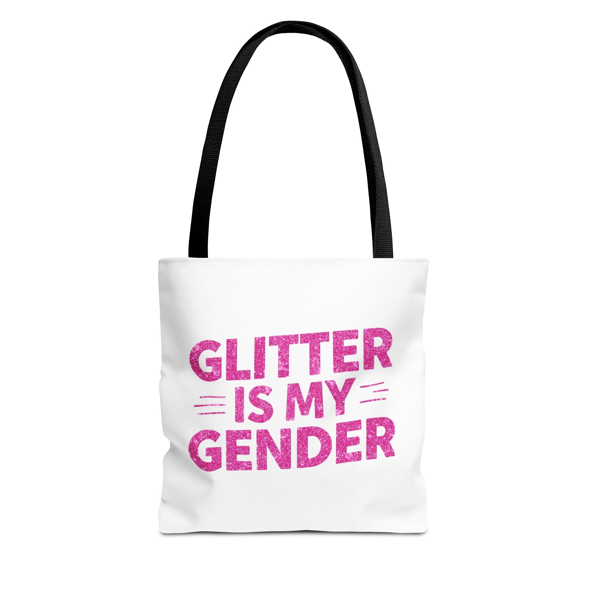 Glitter Is My Gender Tote Bag, Stylish Shopping Tote, LGBTQ+ Pride Accessory, Statement Bag, Eco-Friendly Gift, Daily Use Carryall