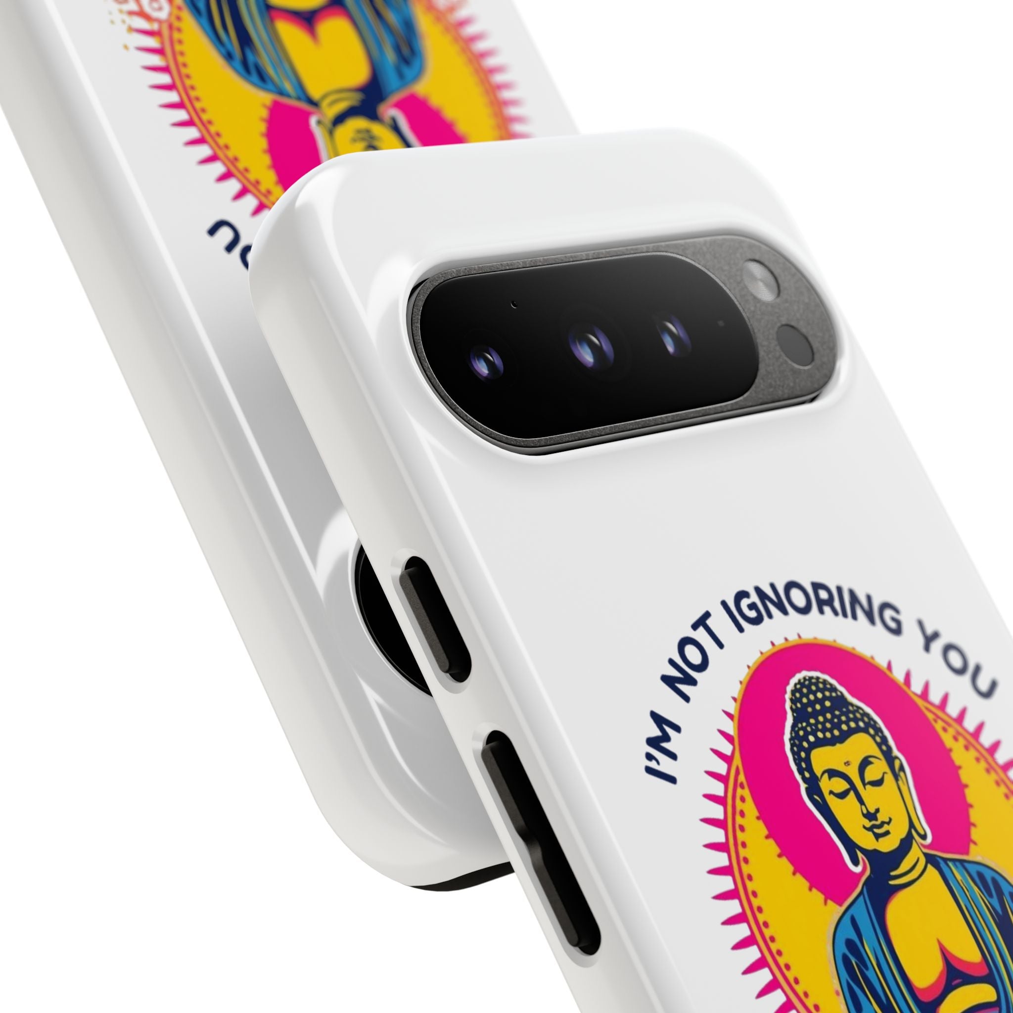 I'm not Ignoring You I'm Curating Peace, Tough Phone Case