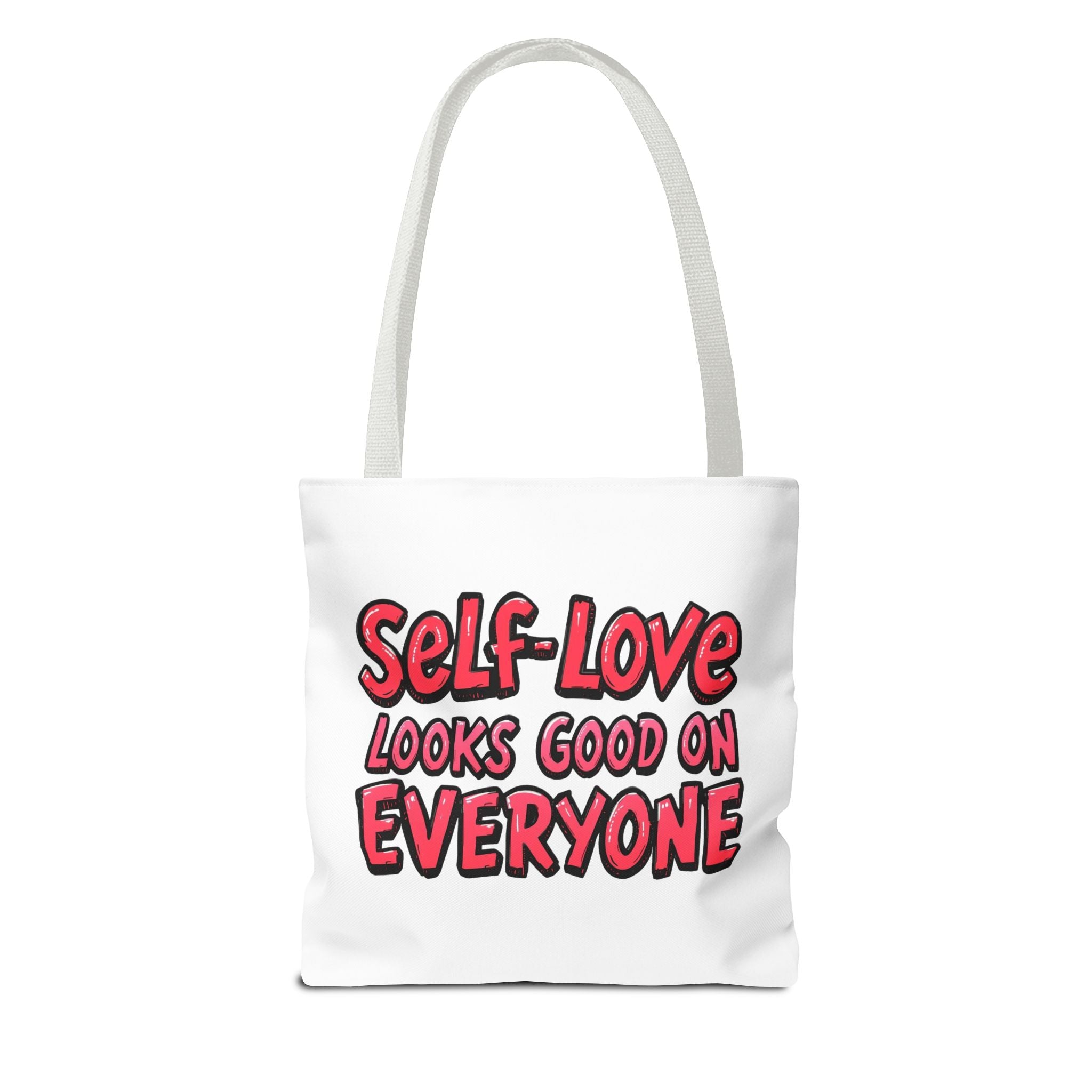 Self-Love Tote Bag, Motivational Bag, Gift for Her, Eco-Friendly Carryall, Affirmation Tote