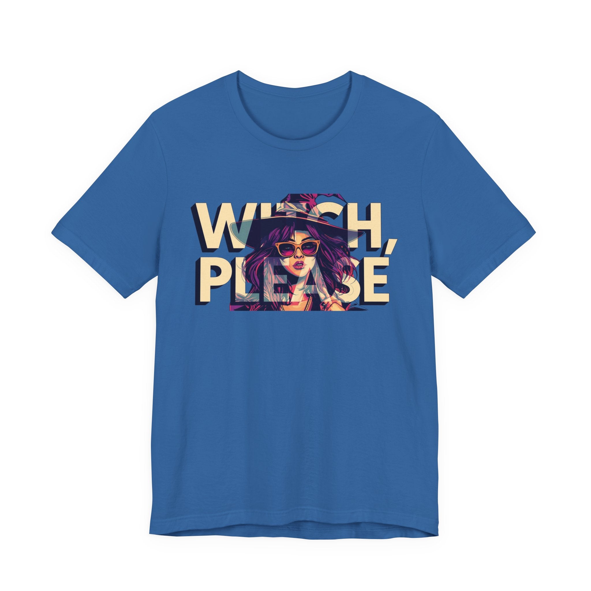"Witch Please" Funny Halloween Tee, Unisex Jersey Short Sleeve Tee