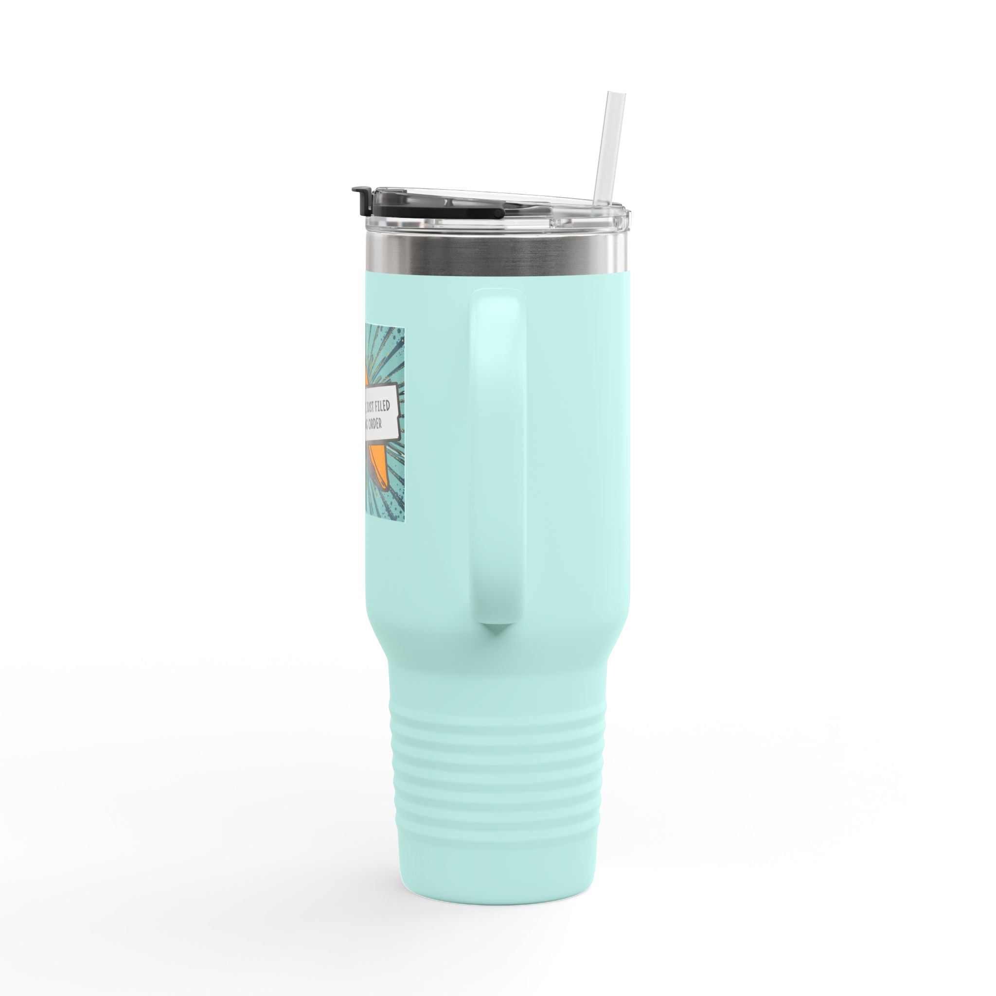 Vibrant Insulated Travel Mug, Adventure-Ready Drinkware, Perfect Gift for Coffee Lovers, Eco-Friendly Travel Mug, Fun Summer Accessory