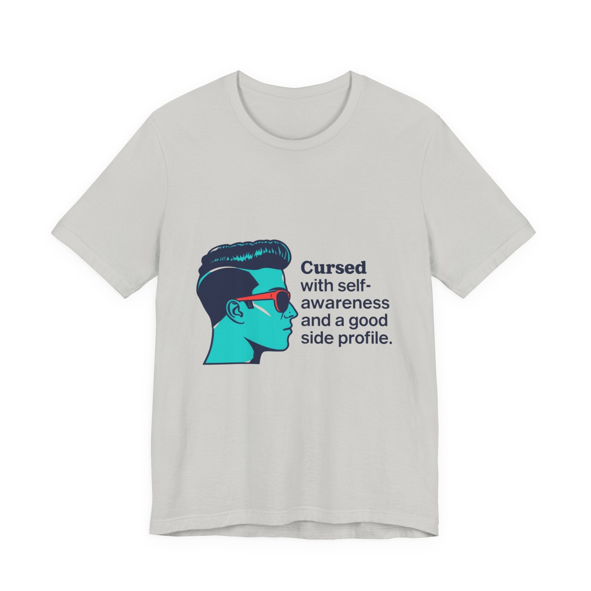 Cursed Self-Awareness T-Shirt, Funny Tee, Gift for Him, Casual Wear, Humor Shirt, Unique Gift Idea