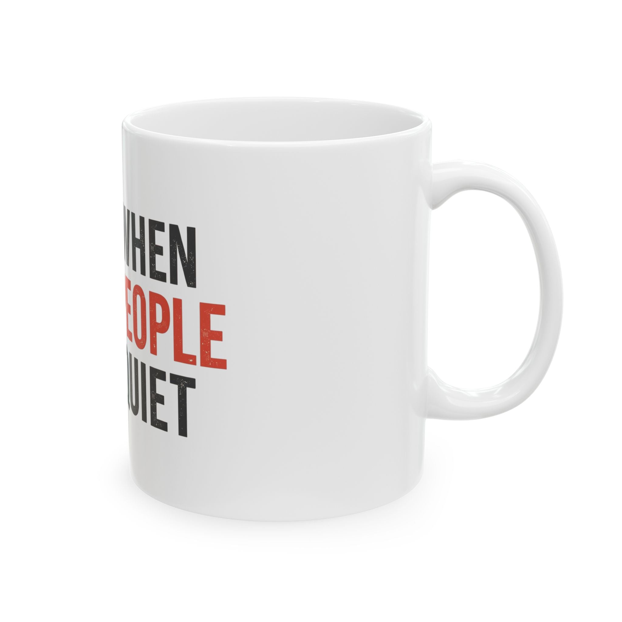 Funny Quote Ceramic Mug - I Miss When Dumb People Were Quiet, Gift for Coffee Lovers, Office Humor, Coffee Mug