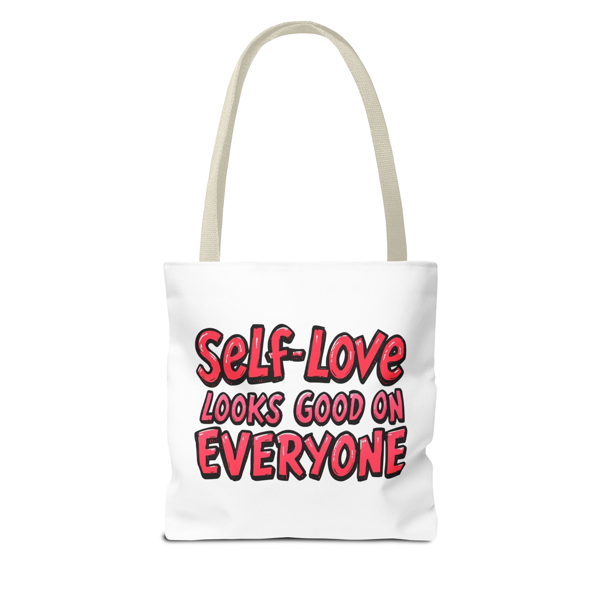Self-Love Tote Bag, Motivational Bag, Gift for Her, Eco-Friendly Carryall, Affirmation Tote