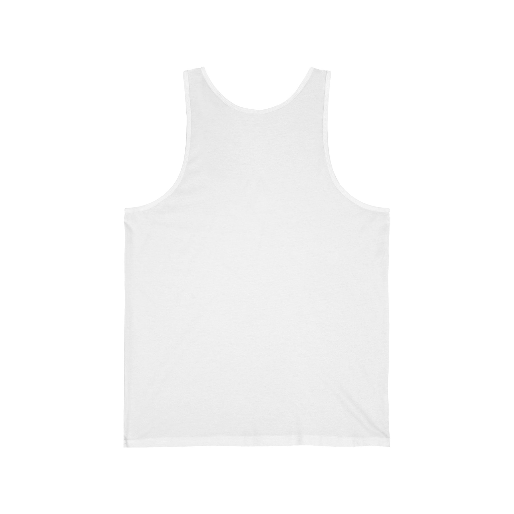Funny Quote Unisex Jersey Tank, Casual Summer Top, Gift for Friends, Cool Graphic Shirt, Meme Apparel, Party Outfit