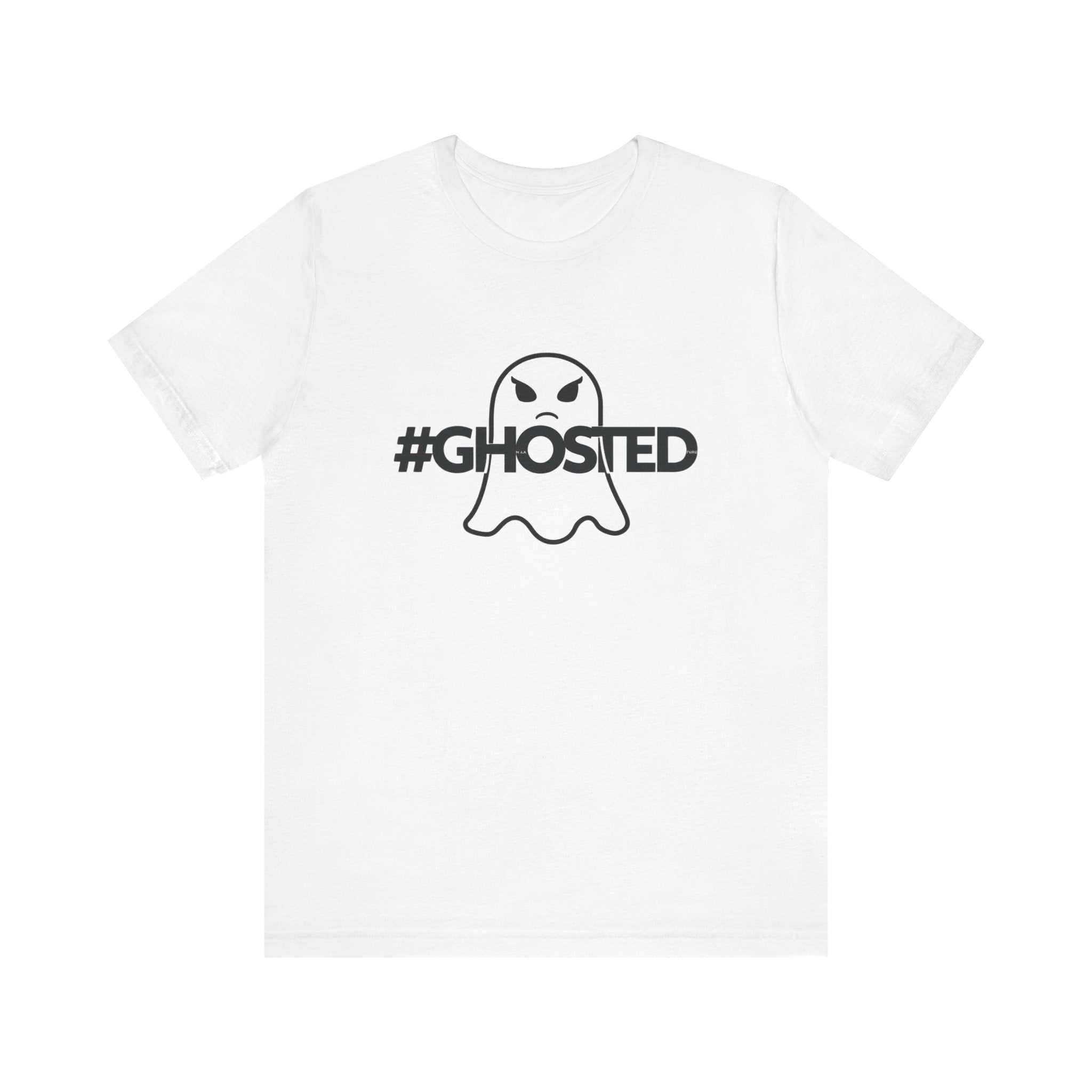 #GHOSTED Unisex Short Sleeve Tee - Trendy Graphic T-Shirt, Casual Wear, Halloween Costume, Gift for Friends, Everyday Fun