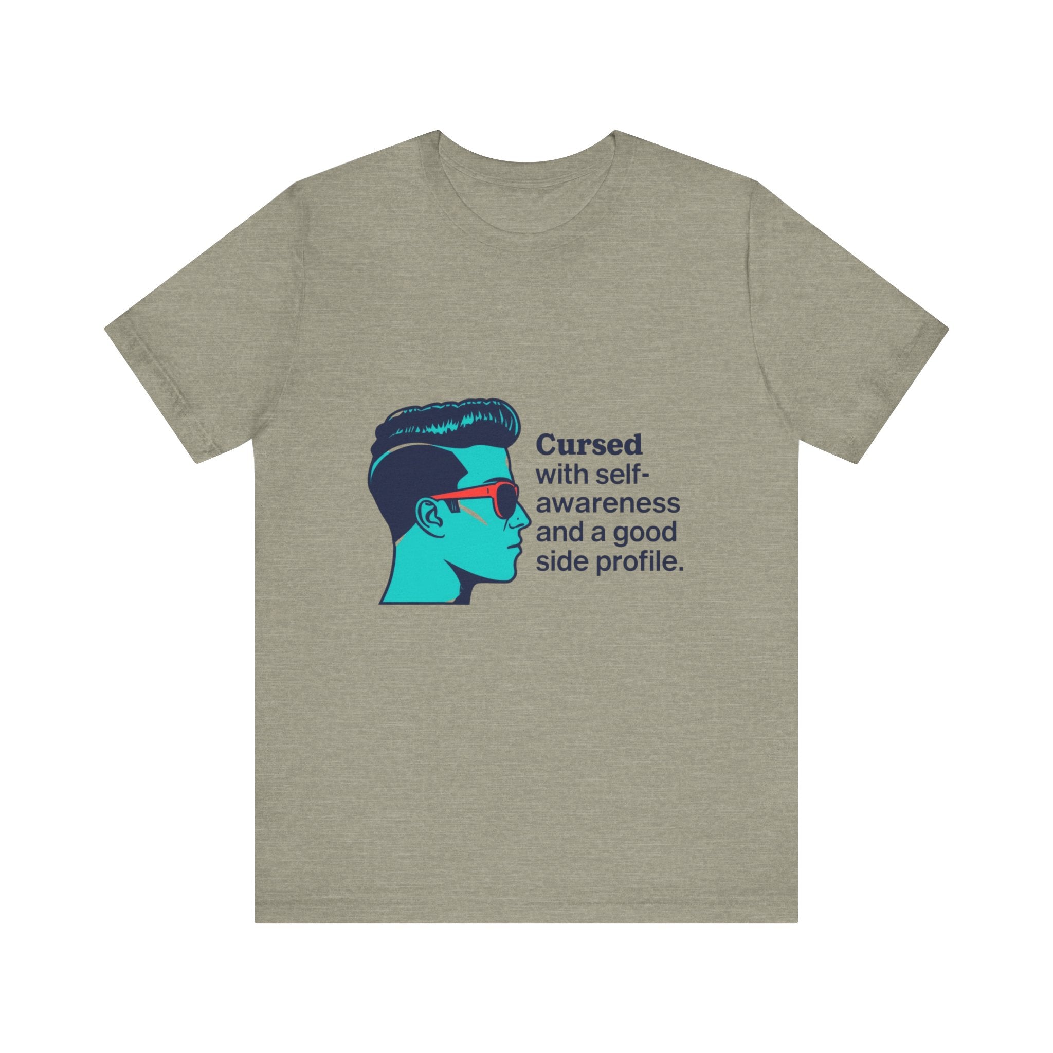 Cursed Self-Awareness T-Shirt, Funny Tee, Gift for Him, Casual Wear, Humor Shirt, Unique Gift Idea