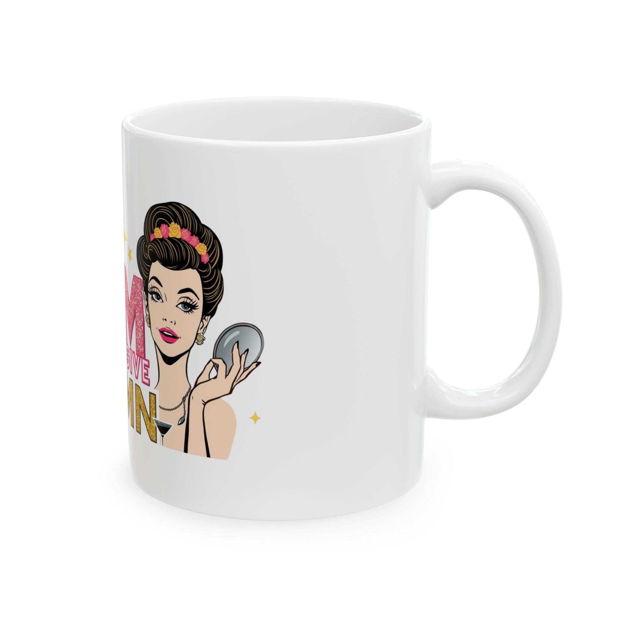 Glamorous Quote Ceramic Mug, Too Glam to Give a Damn Cup, Coffee Lover Gift, Makeup Enthusiast Mug, Fun Birthday Present, Stylish Chic [...]