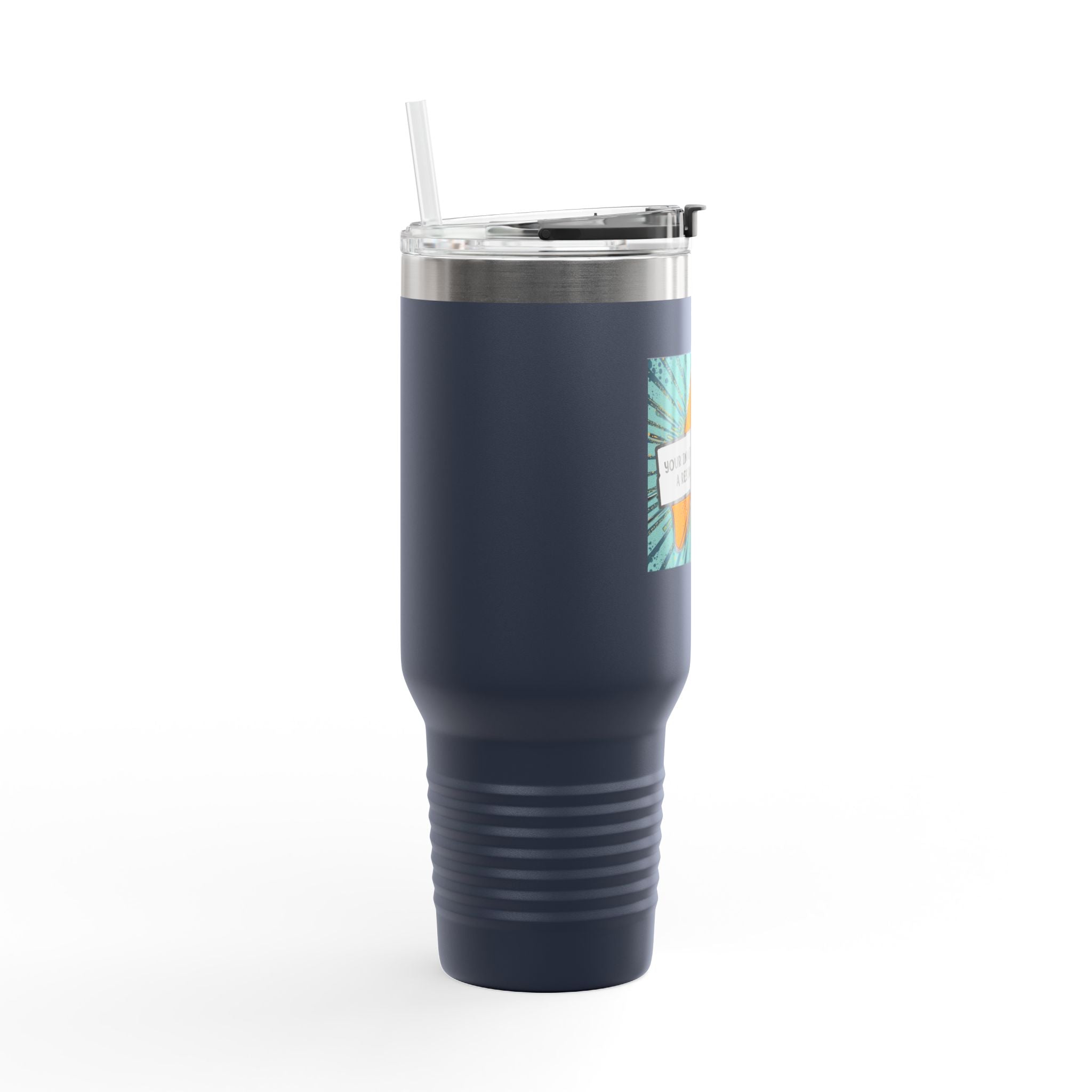 Vibrant Insulated Travel Mug, Adventure-Ready Drinkware, Perfect Gift for Coffee Lovers, Eco-Friendly Travel Mug, Fun Summer Accessory